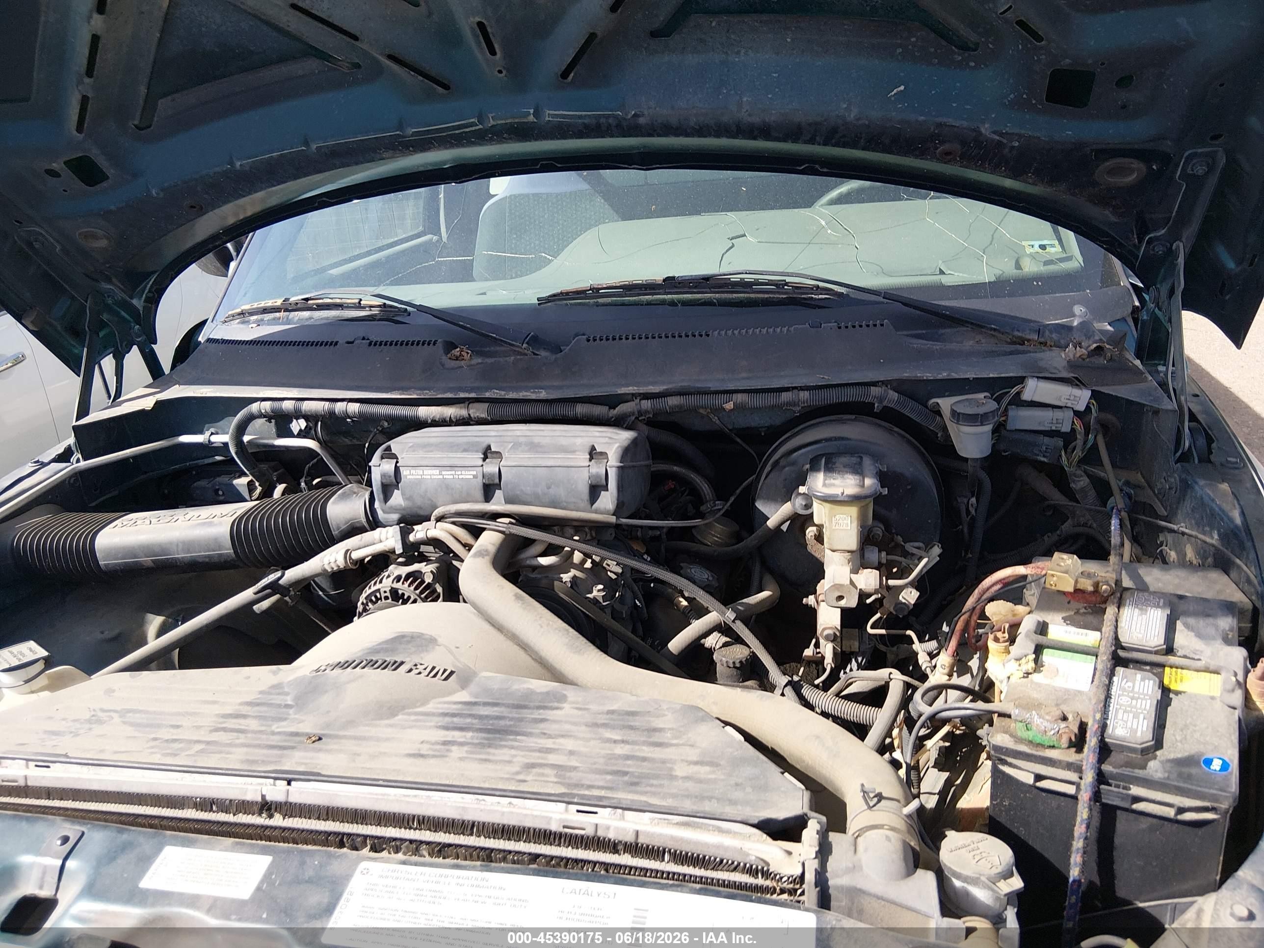 1994 Dodge Ram 1500   Зеленый vin: 1B7HC16X2RS681770