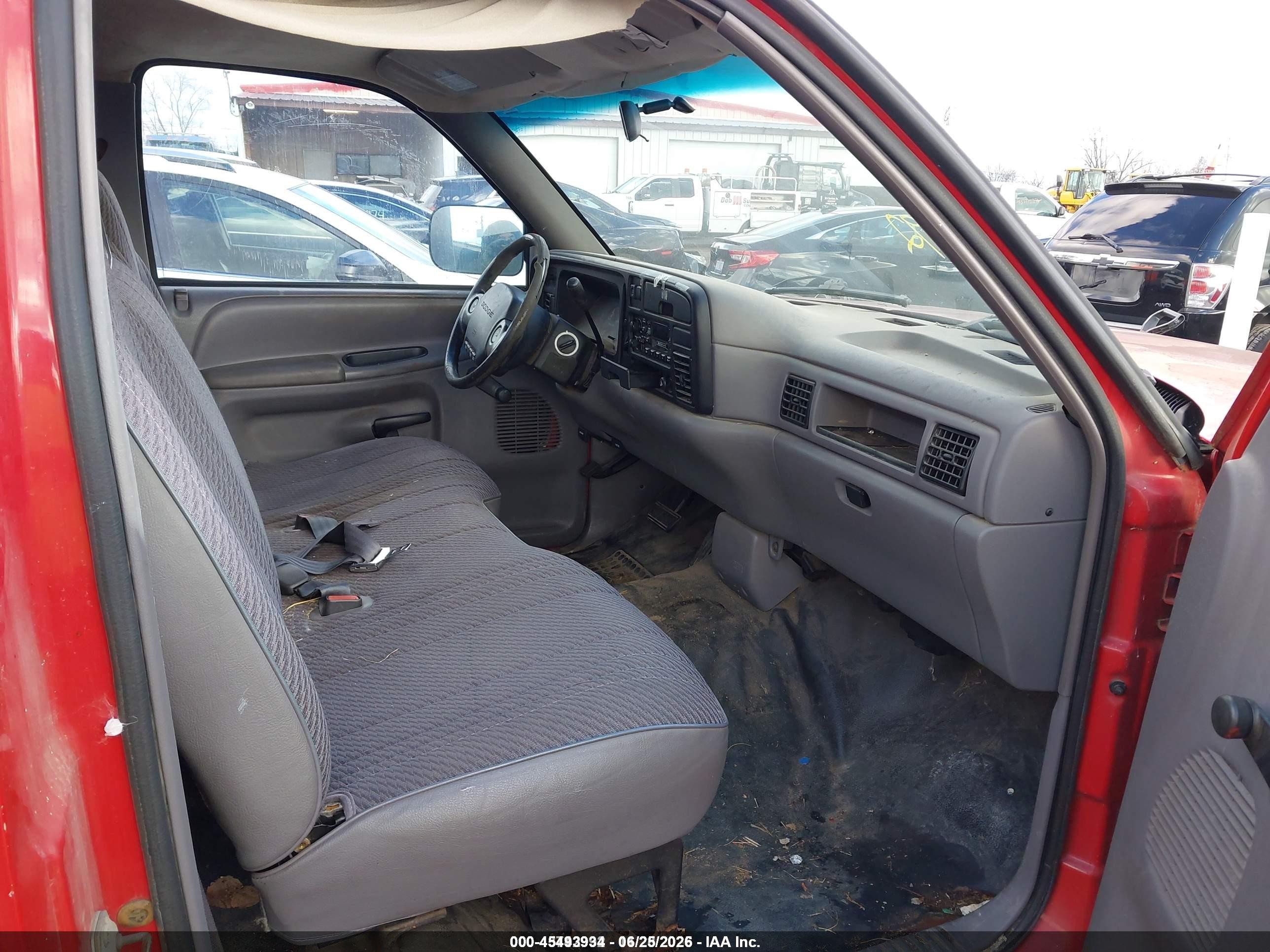 1996 Dodge Ram 1500   Red vin: 1B7HC16X2TS662479