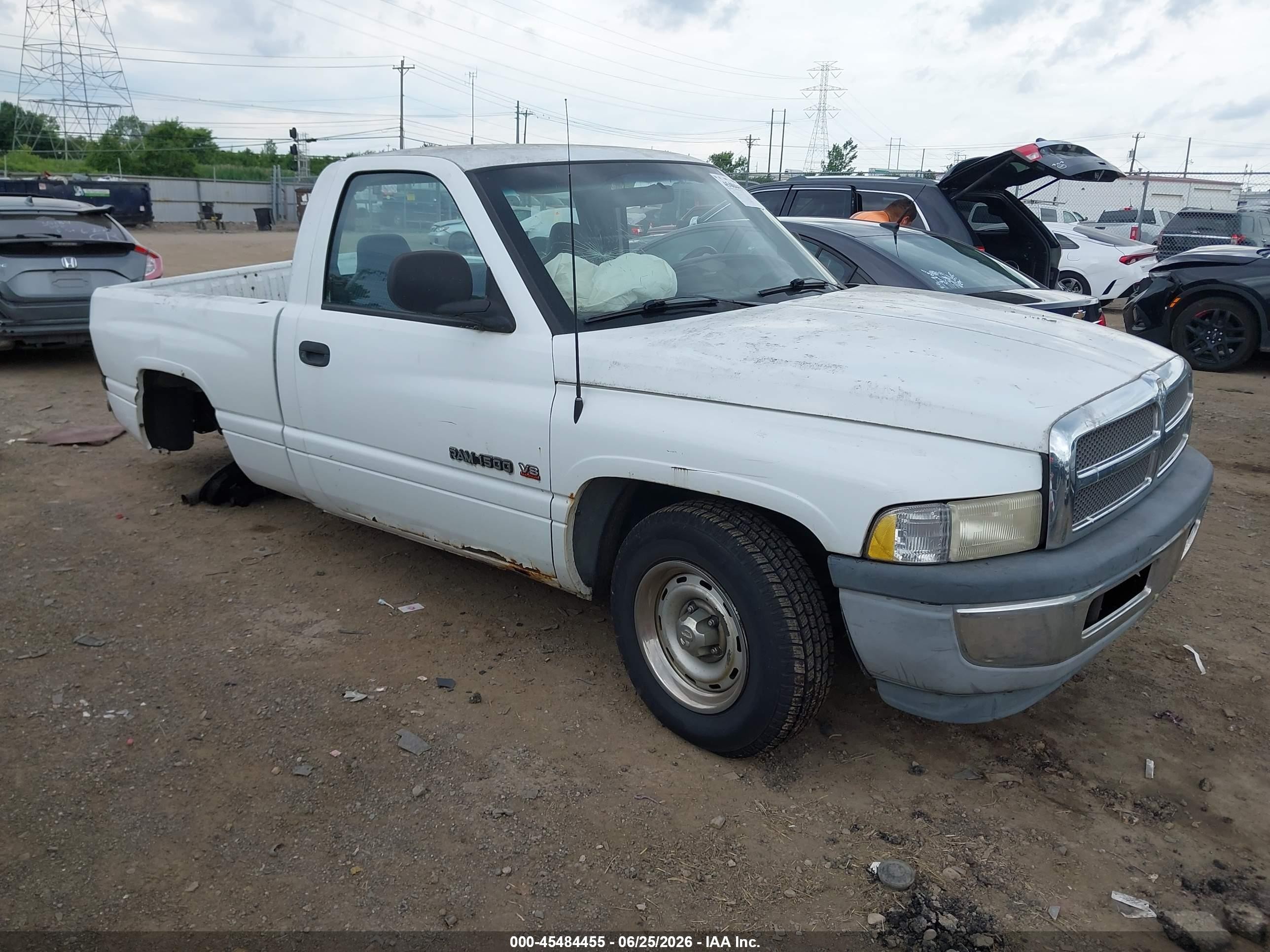 1999 Dodge Ram 1500 St/work Special White vin: 1B7HC16X2XS101589