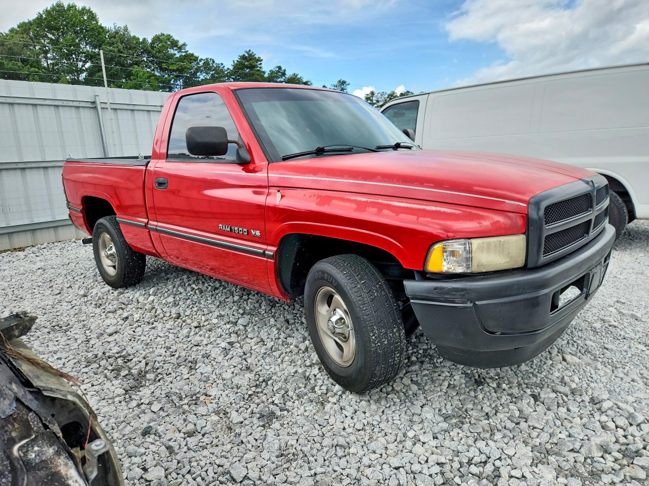 1995 Dodge Ram 1500 Red vin: 1B7HC16X3SS306475