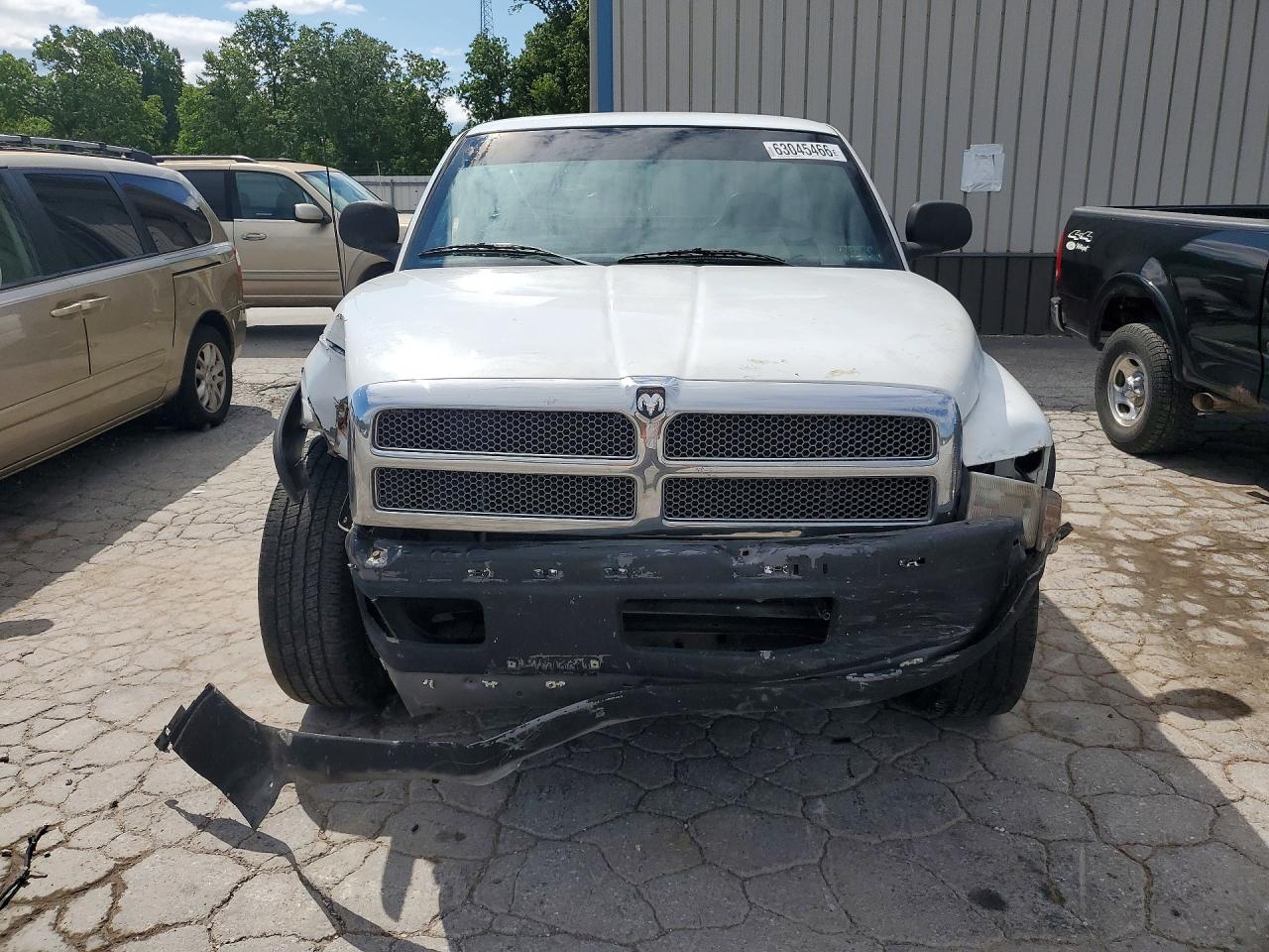 1998 Dodge Ram 1500 White vin: 1B7HC16X3WS646361