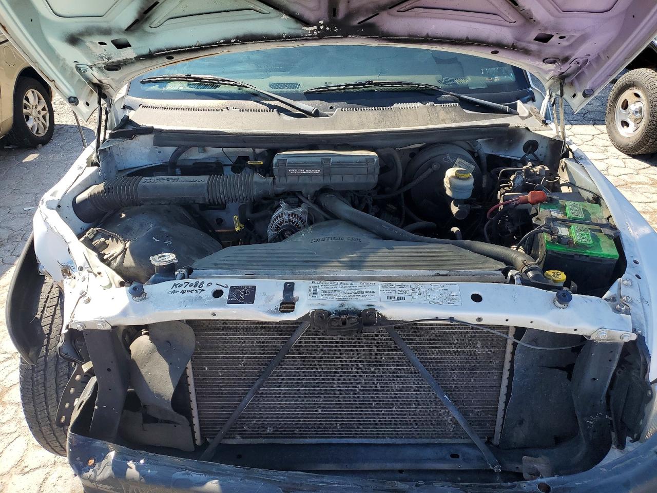 1998 Dodge Ram 1500 White vin: 1B7HC16X3WS646361
