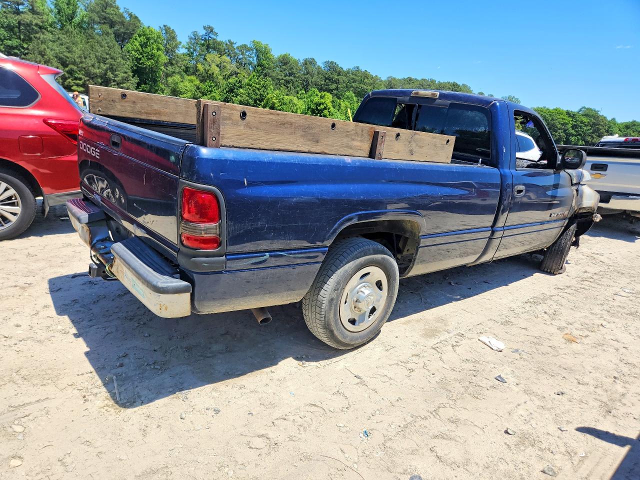 2001 Dodge Ram 1500 Blue vin: 1B7HC16X41S300182