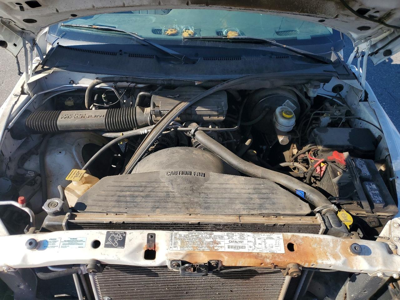 2001 Dodge Ram 1500 White vin: 1B7HC16X61S216753