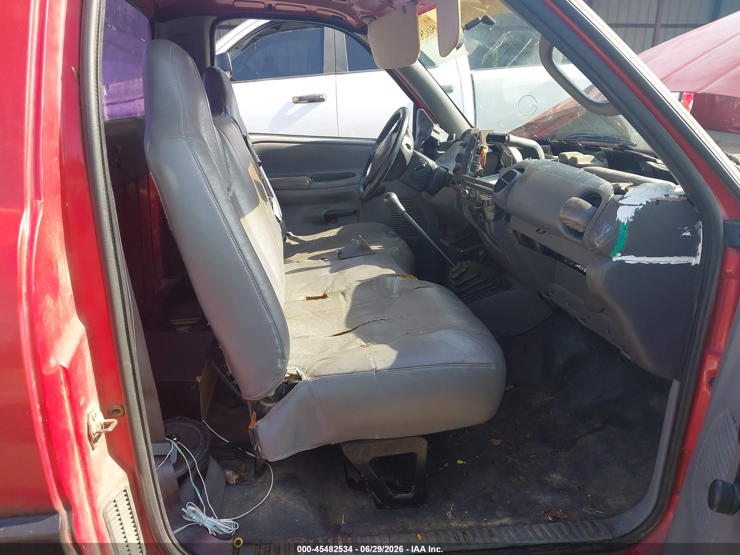 2001 Dodge Ram 1500 St/ws Red vin: 1B7HC16X61S234816