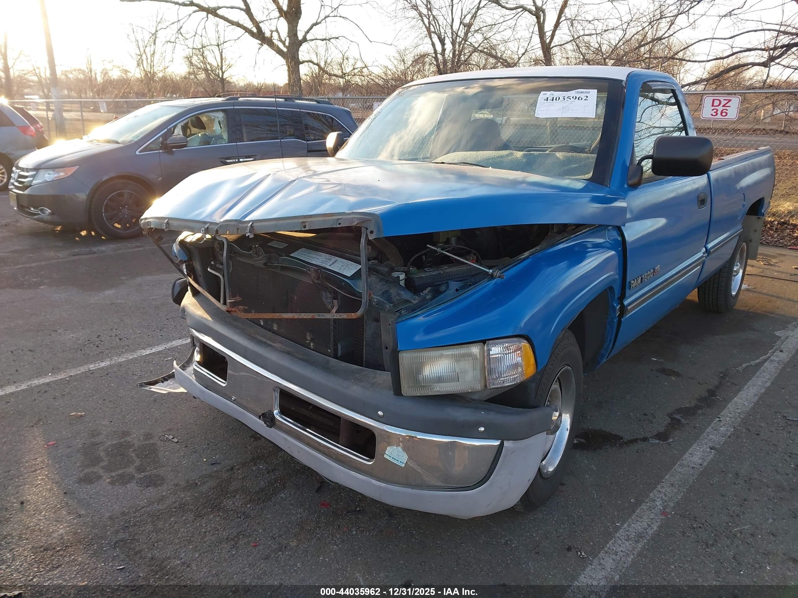 1994 Dodge Ram 1500   Light Blue vin: 1B7HC16X6RS549496