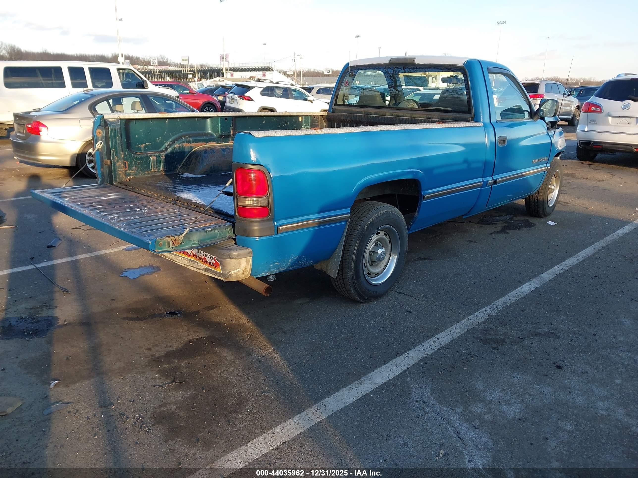 1994 Dodge Ram 1500   Light Blue vin: 1B7HC16X6RS549496
