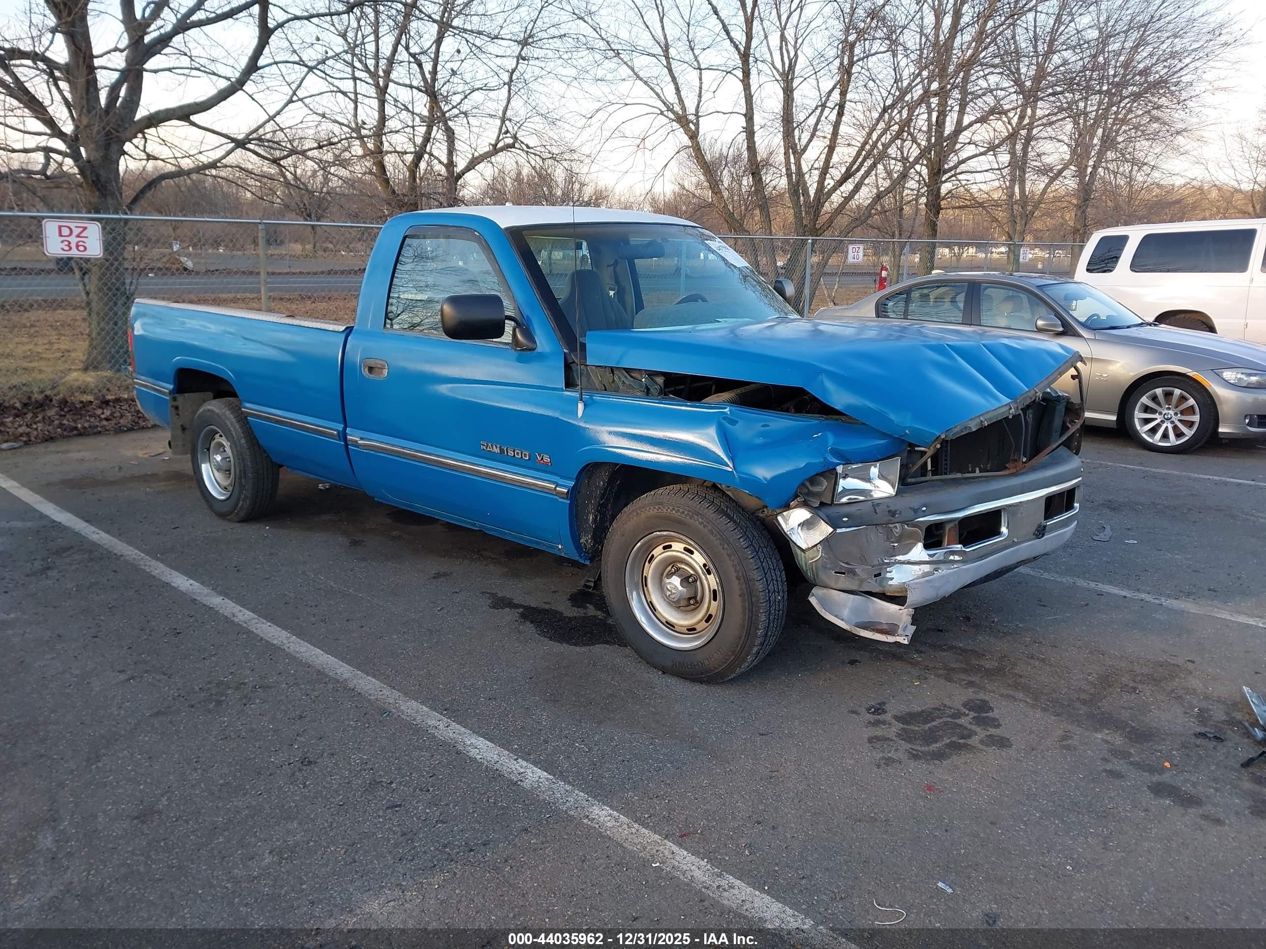 1994 Dodge Ram 1500   Light Blue vin: 1B7HC16X6RS549496