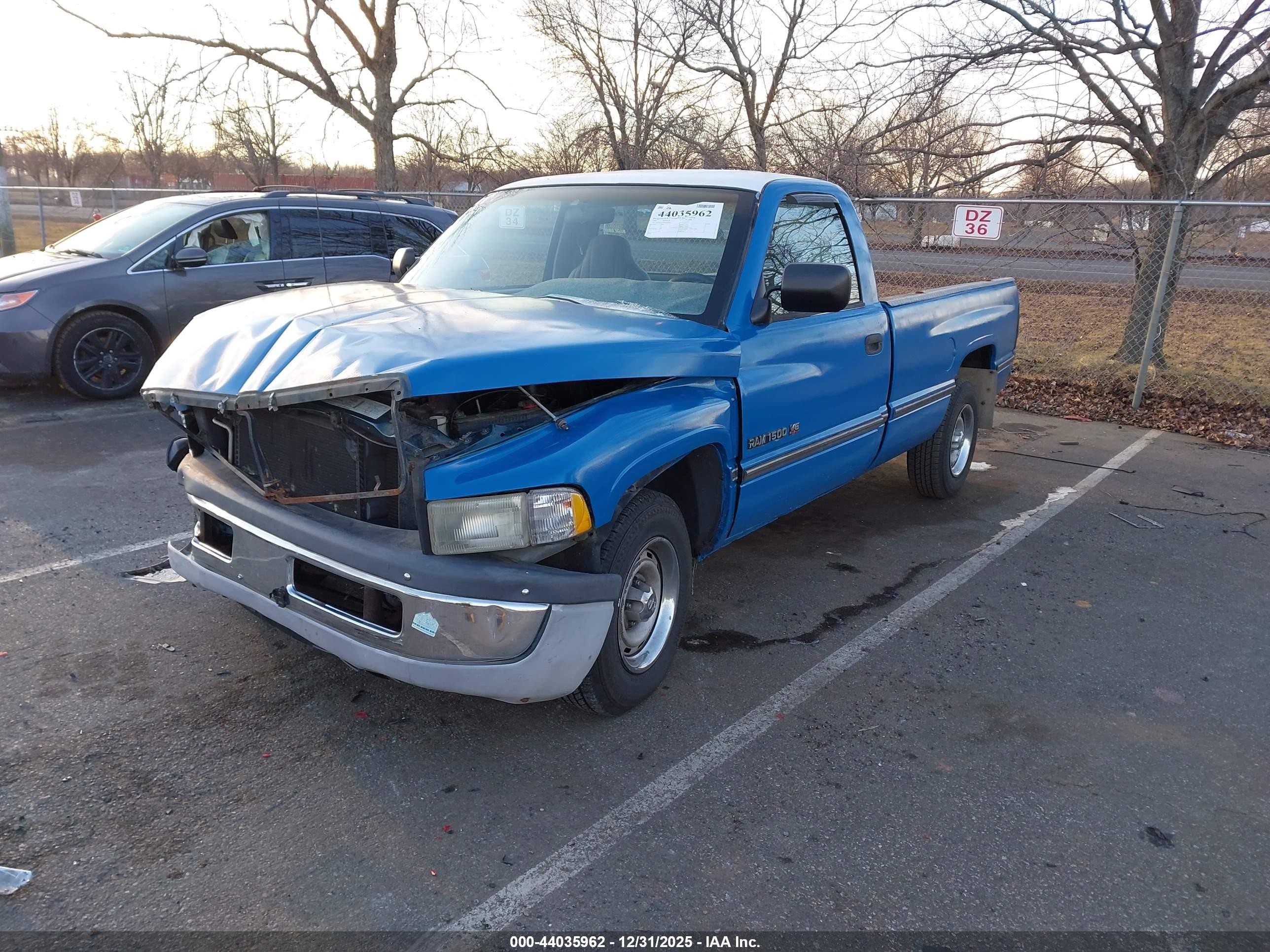 1994 Dodge Ram 1500   Light Blue vin: 1B7HC16X6RS549496