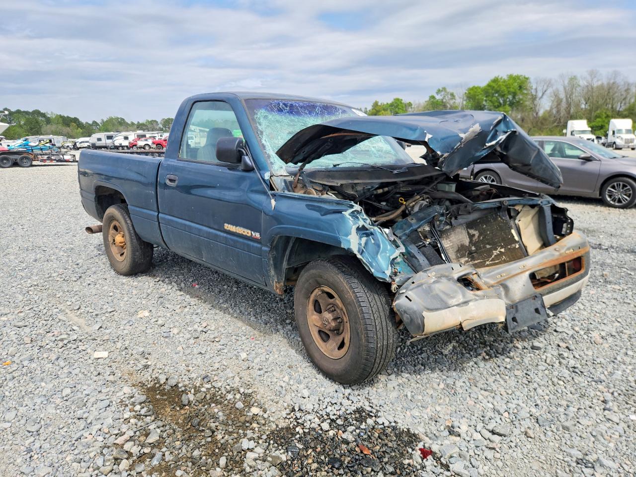 1995 Dodge Ram 1500 Teal vin: 1B7HC16X6SS339843
