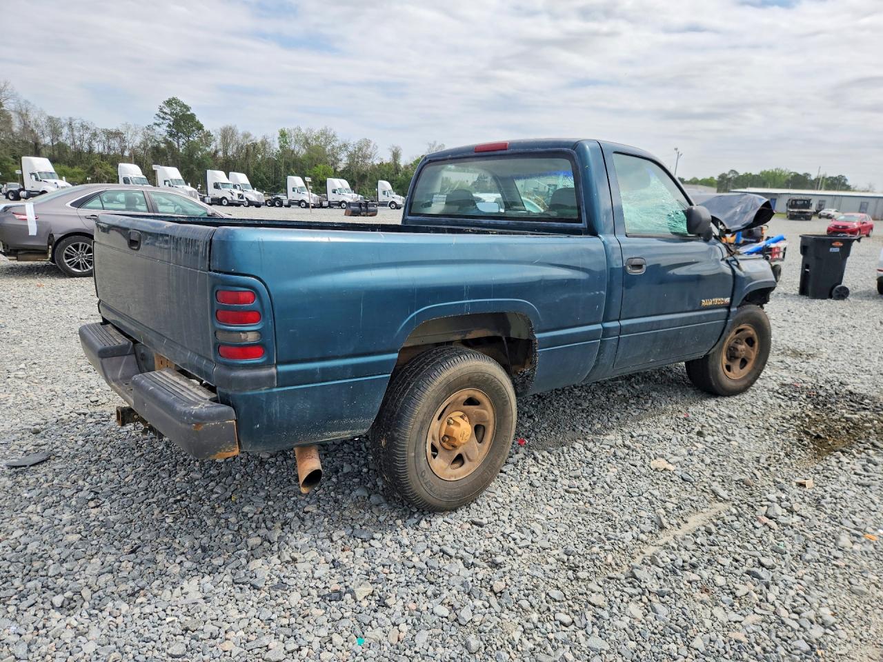 1995 Dodge Ram 1500 Teal vin: 1B7HC16X6SS339843