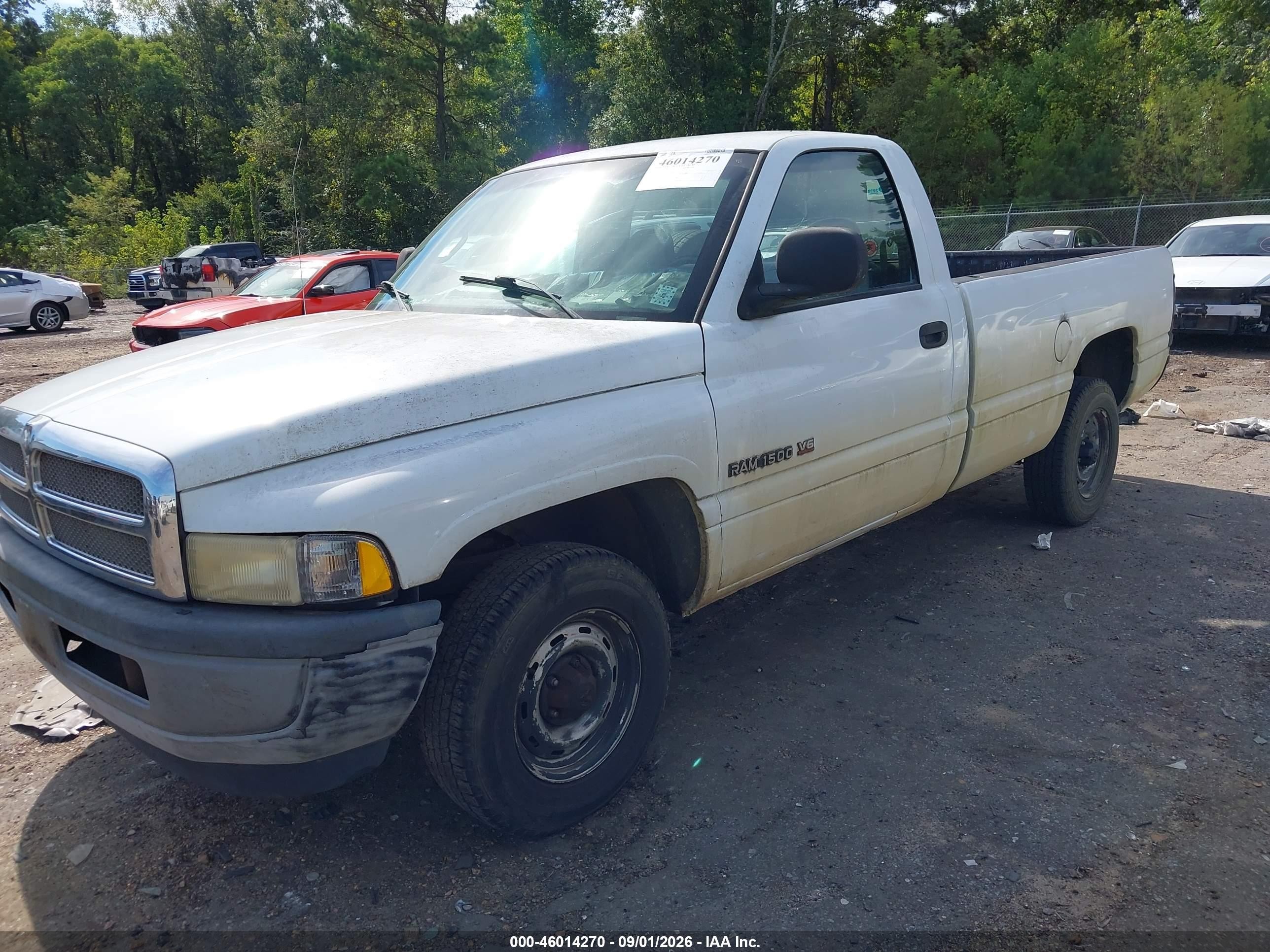 2001 Dodge Ram 1500 St/ws Белый vin: 1B7HC16X71S258753