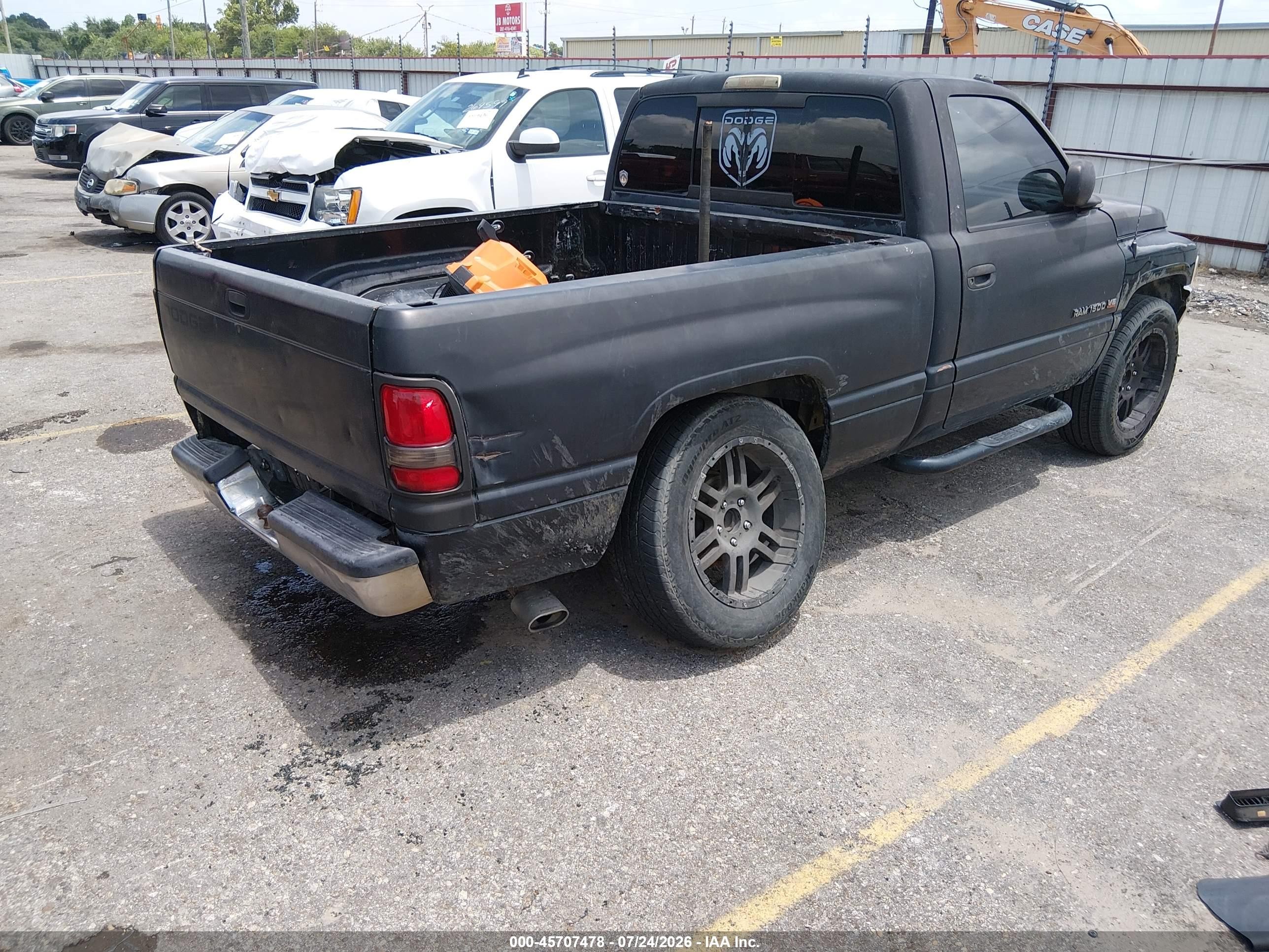 2001 Dodge Ram 1500 St/ws Black vin: 1B7HC16X81S203194