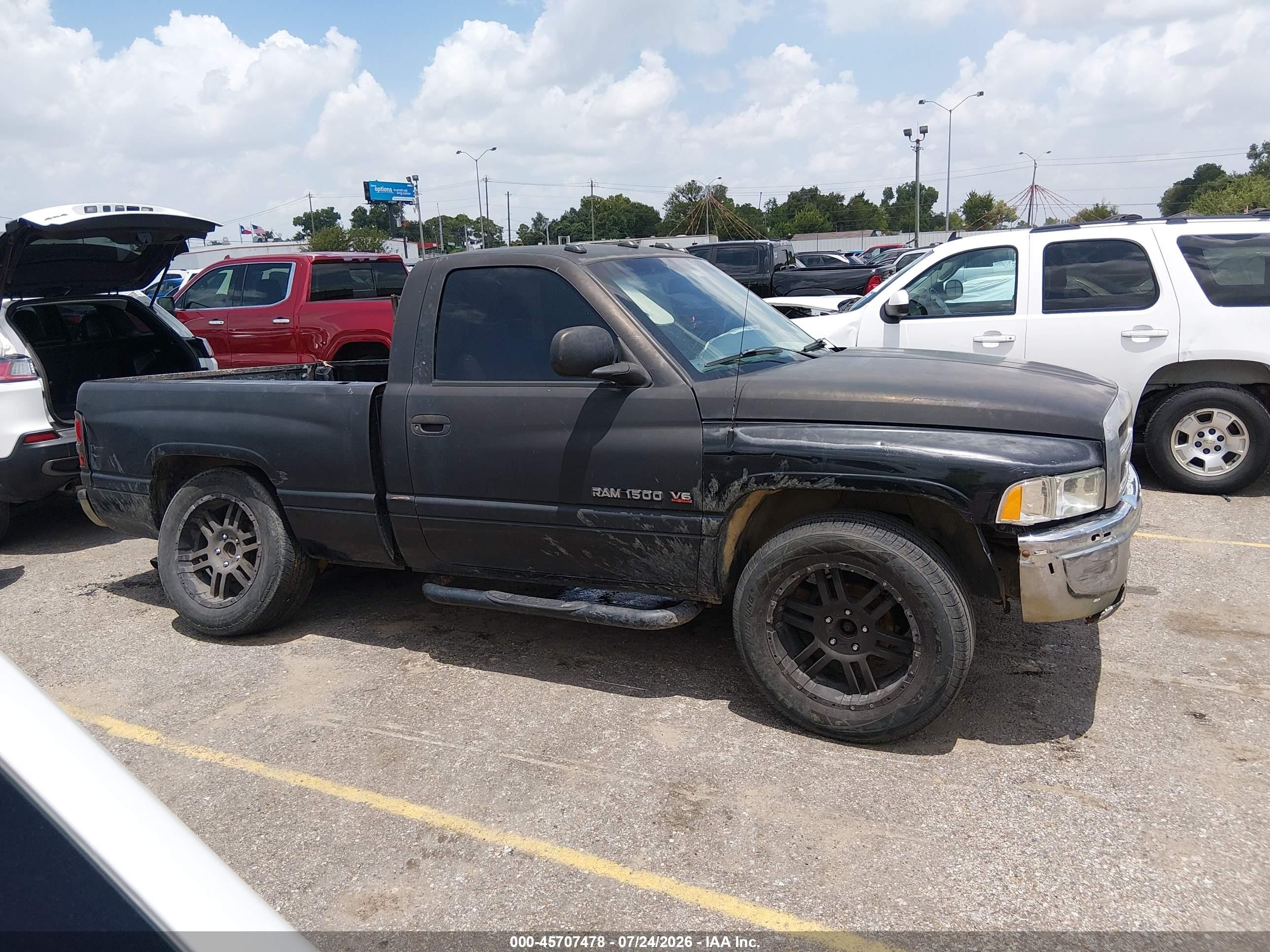 2001 Dodge Ram 1500 St/ws Black vin: 1B7HC16X81S203194