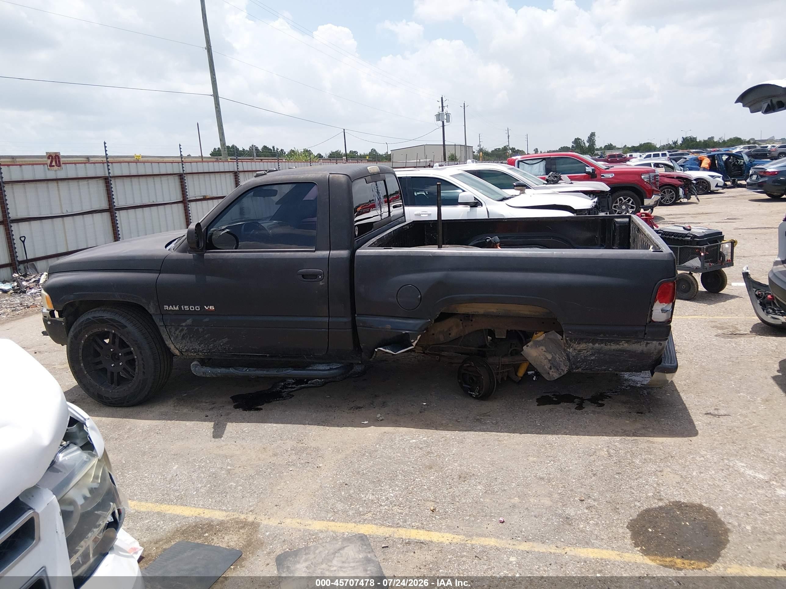 2001 Dodge Ram 1500 St/ws Black vin: 1B7HC16X81S203194