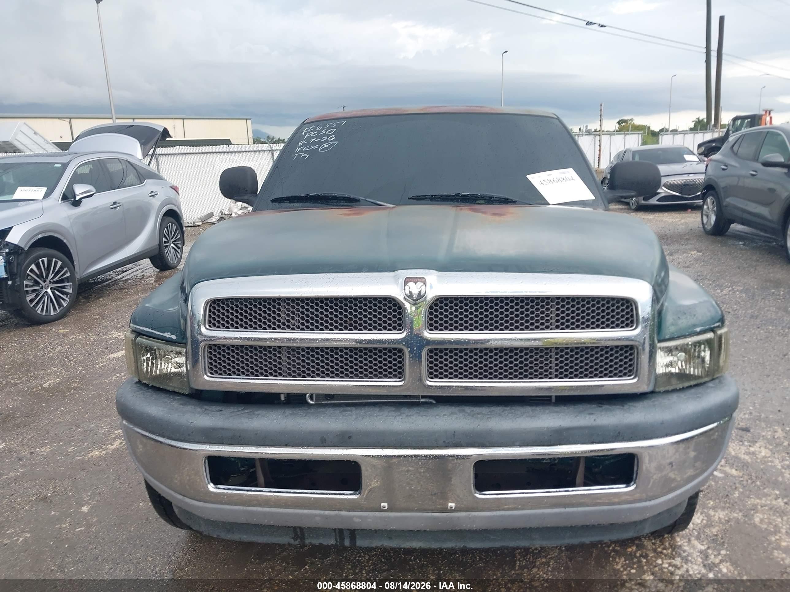 2001 Dodge Ram 1500 St/ws Зеленый vin: 1B7HC16X81S262827