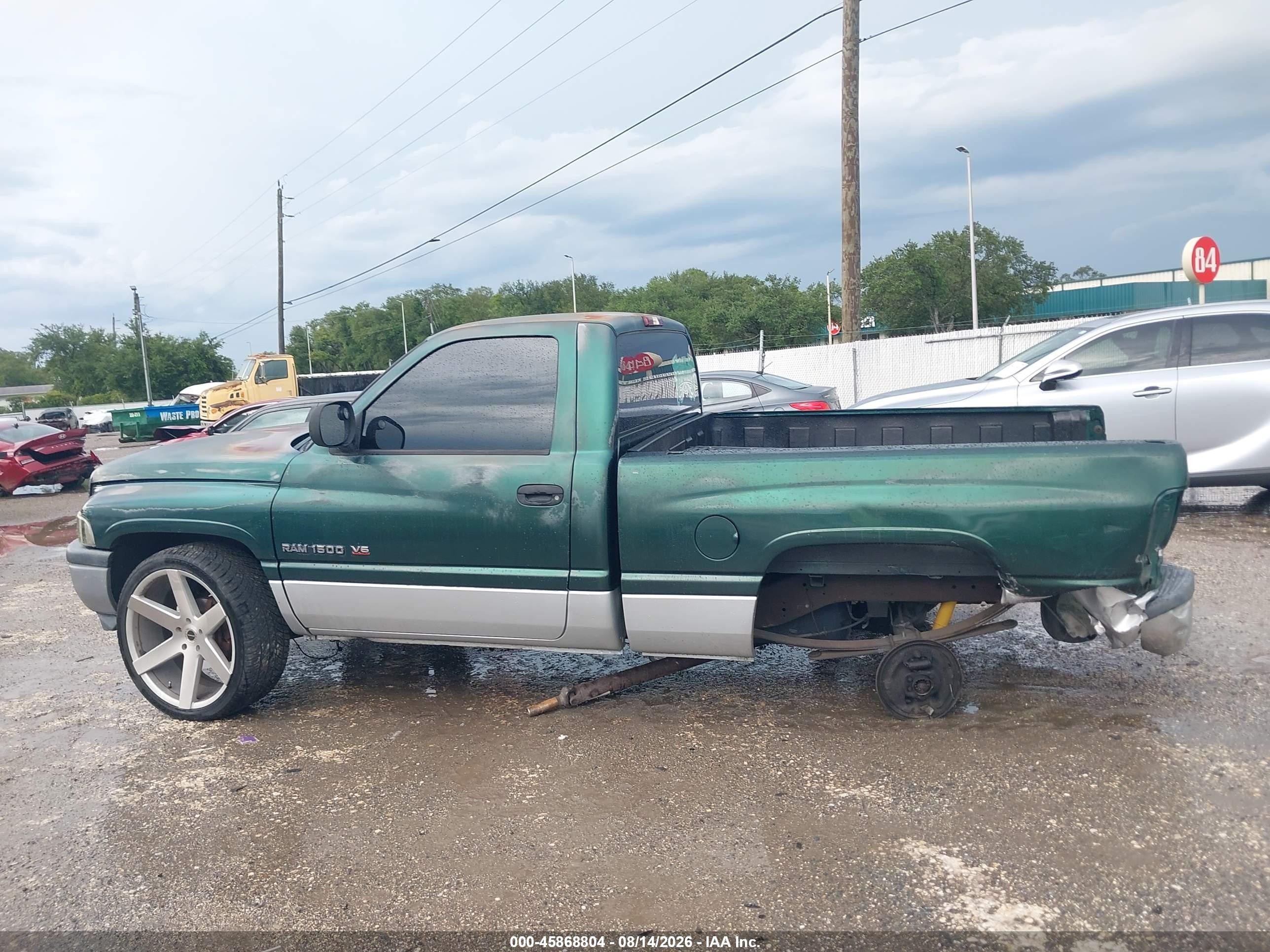 2001 Dodge Ram 1500 St/ws Зеленый vin: 1B7HC16X81S262827