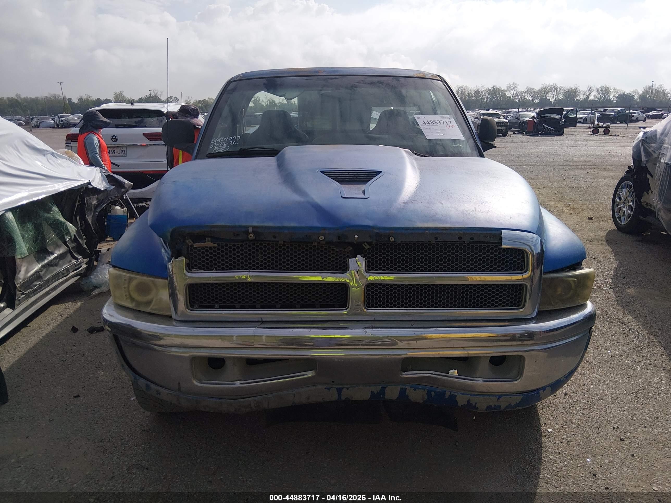 1999 Dodge Ram 1500 St/ws Blue vin: 1B7HC16X8XS143894
