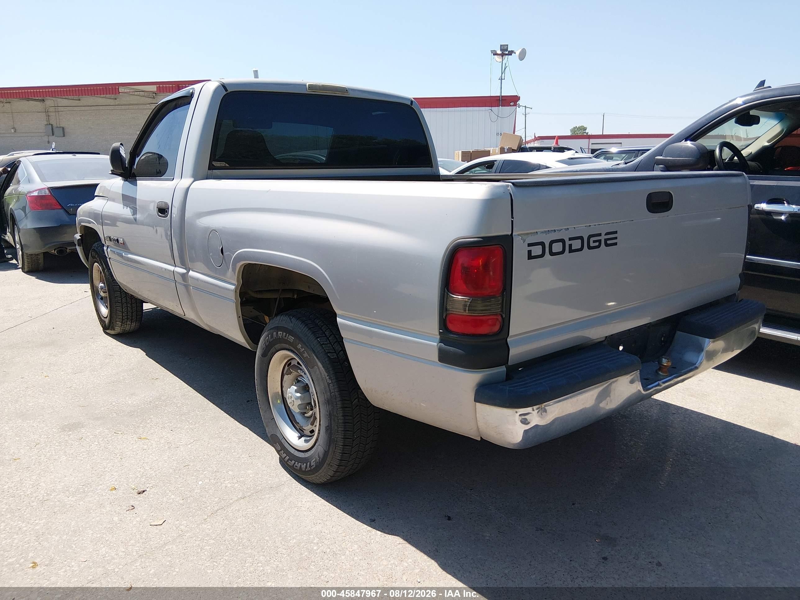 1999 Dodge Ram 1500 St/work Special Gray vin: 1B7HC16X9XS191288