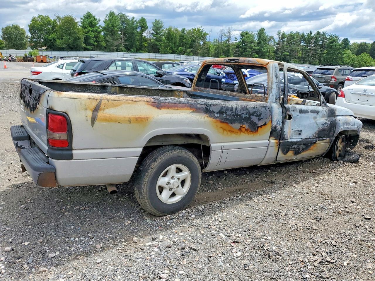 1999 Dodge Ram 1500 Silver vin: 1B7HC16X9XS268032