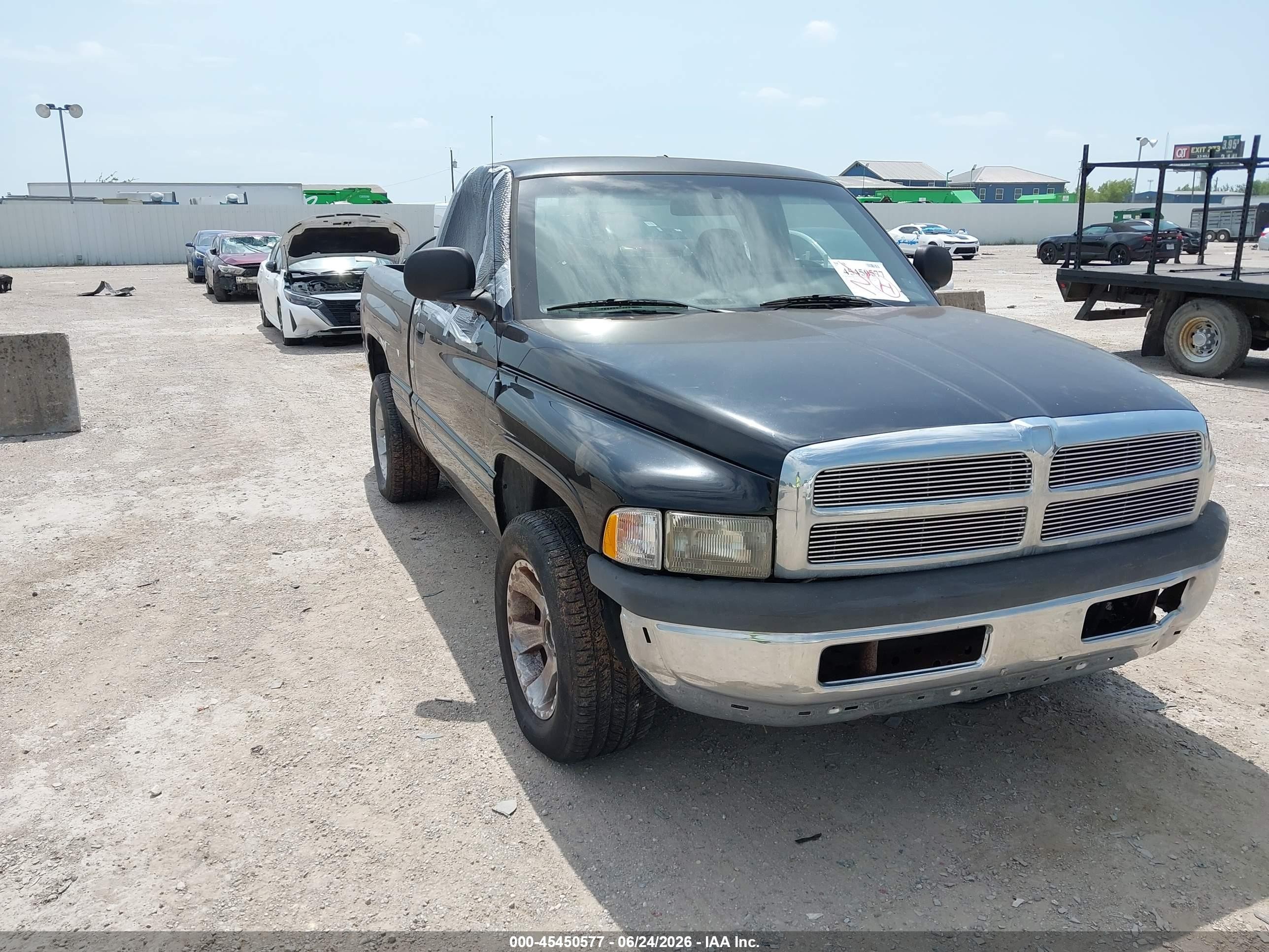 2001 Dodge Ram 1500 St/ws Черный vin: 1B7HC16XX1S101895