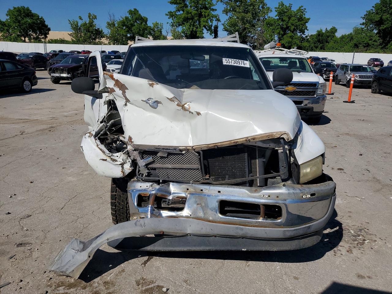2001 Dodge 1500 White vin: 1B7HC16XX1S201365