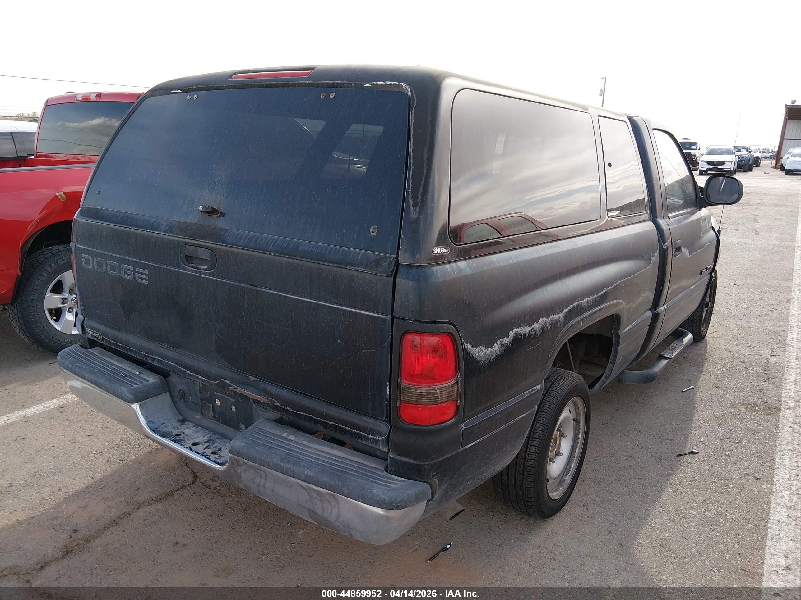 1999 Dodge Ram 1500   Black vin: 1B7HC16XXXS318730