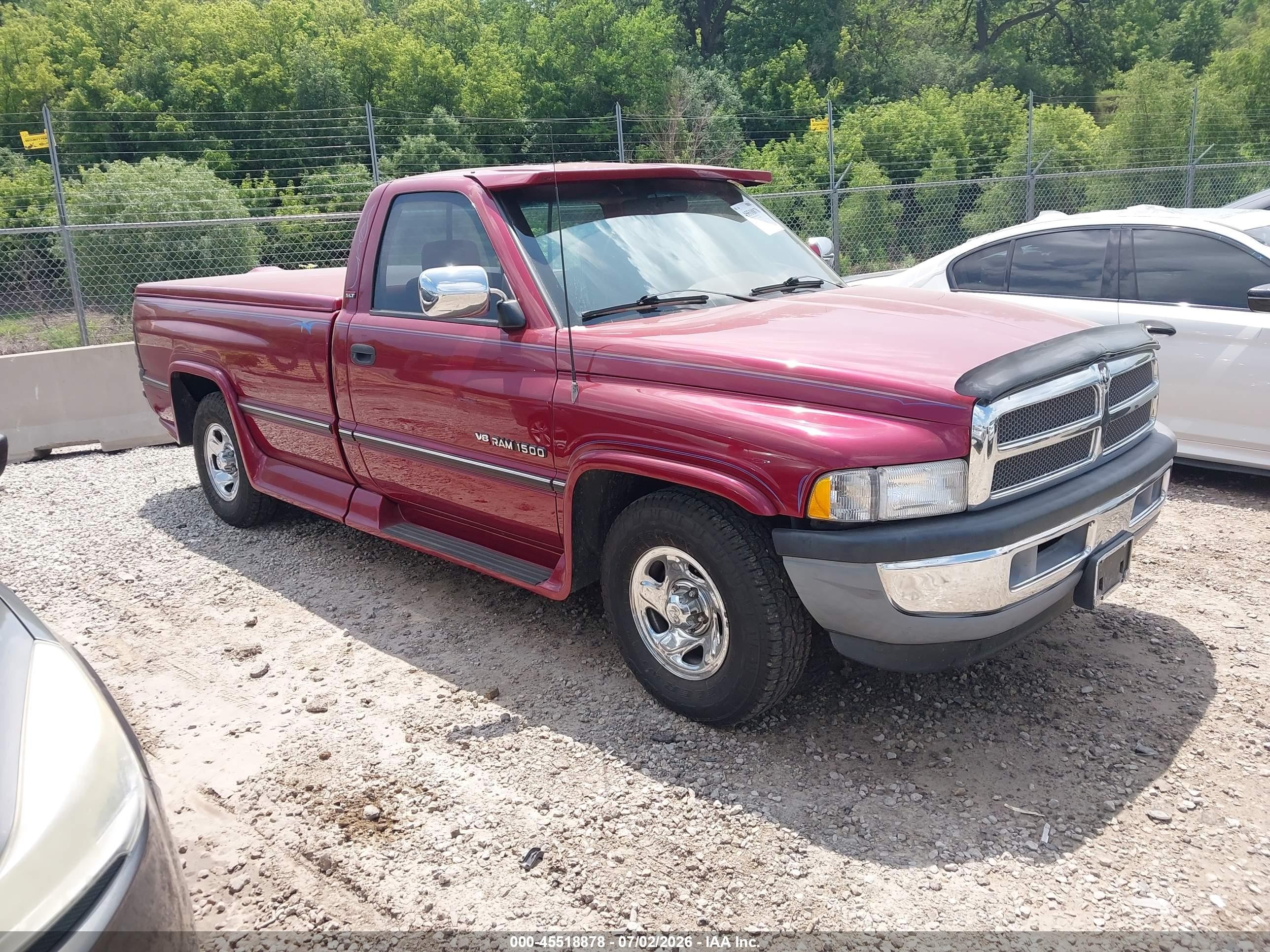 1994 Dodge Ram 1500   Red vin: 1B7HC16Y0RS682635