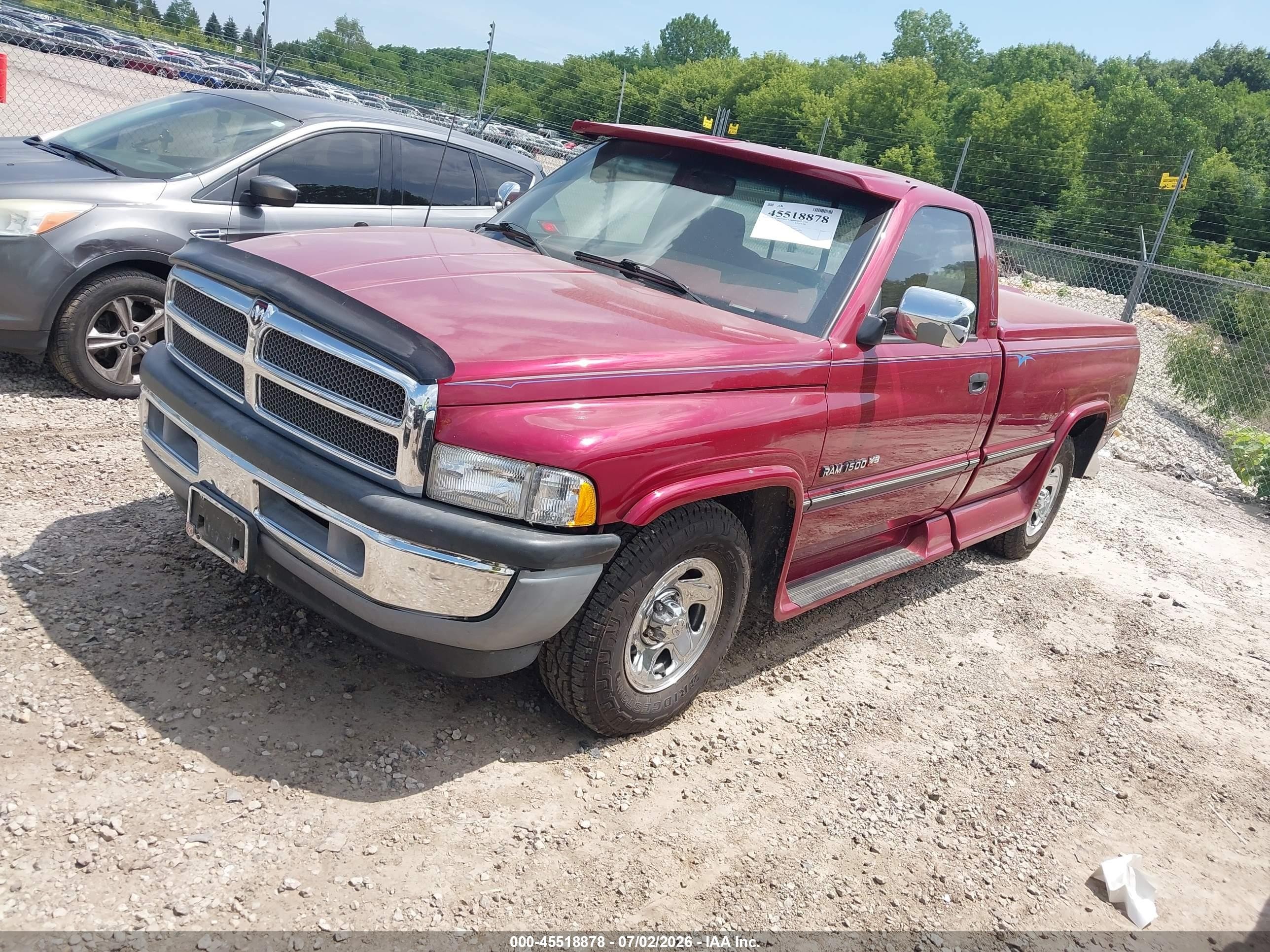 1994 Dodge Ram 1500   Red vin: 1B7HC16Y0RS682635