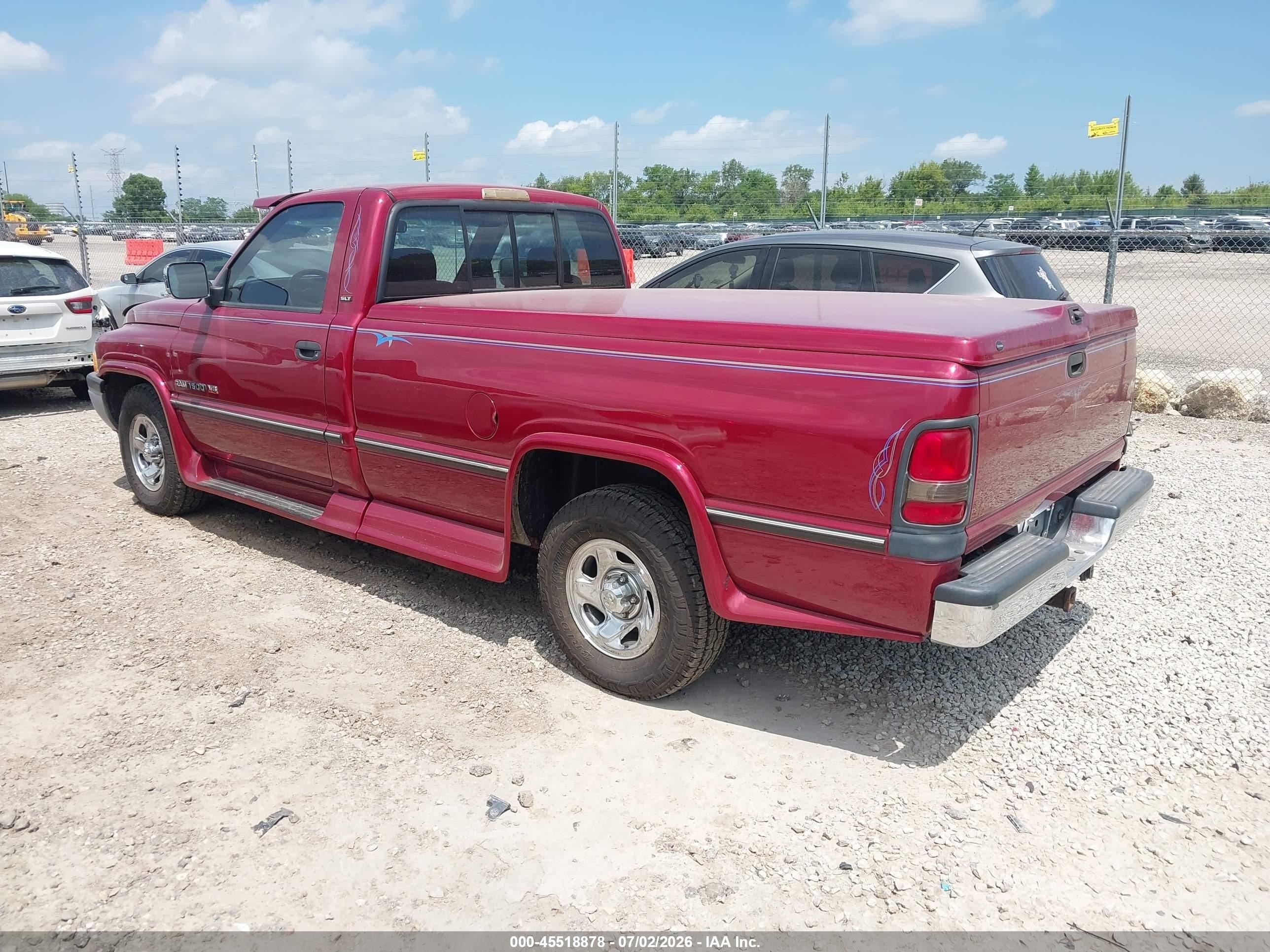 1994 Dodge Ram 1500   Red vin: 1B7HC16Y0RS682635