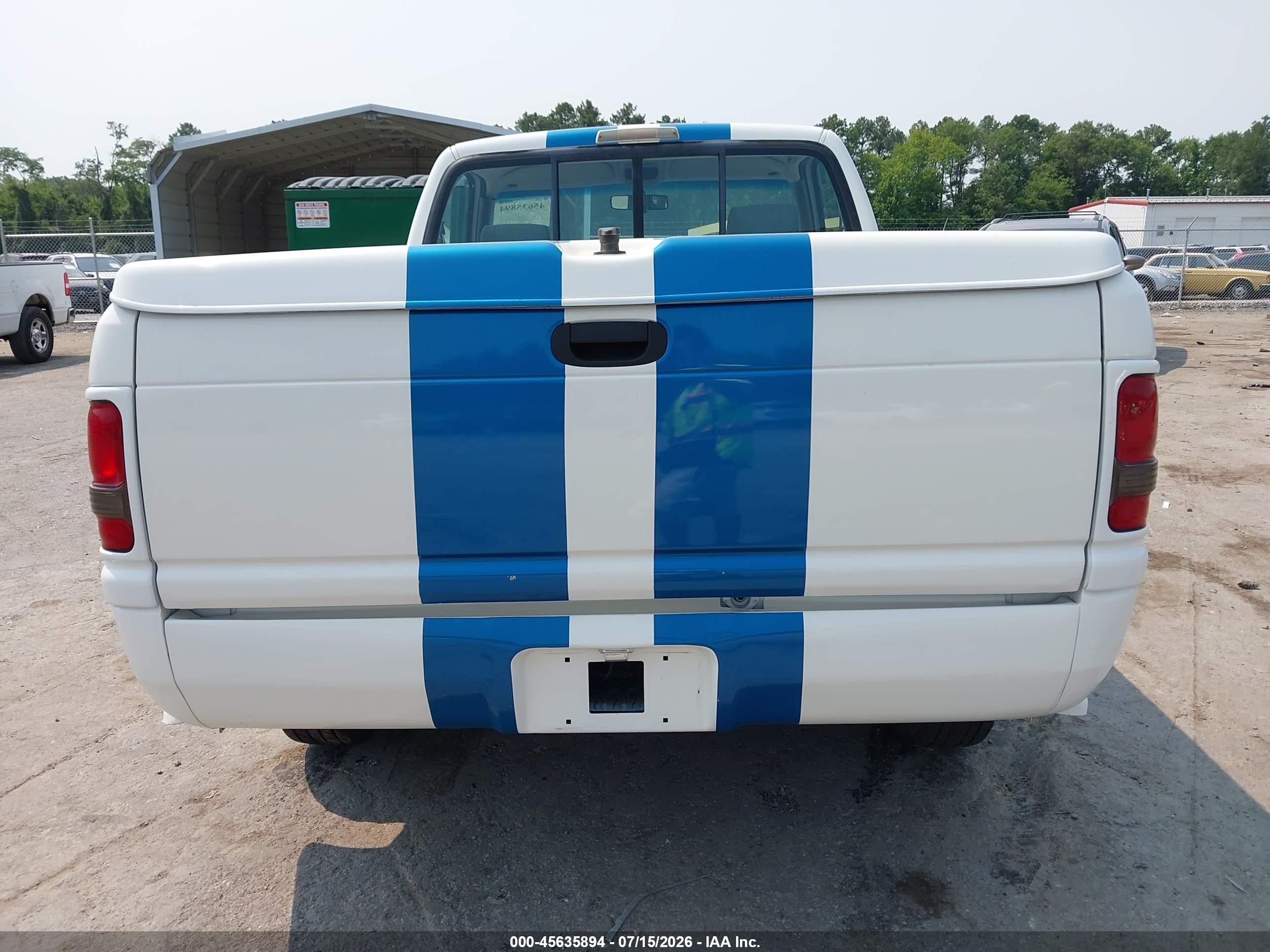 1997 Dodge Ram 1500 Lt White vin: 1B7HC16Y0VS235409