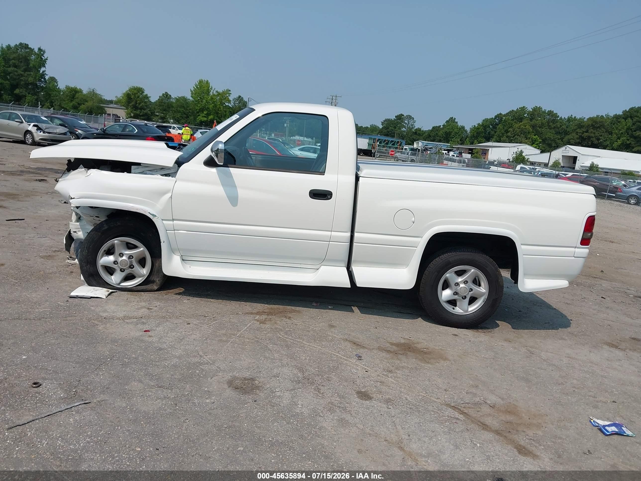 1997 Dodge Ram 1500 Lt White vin: 1B7HC16Y0VS235409