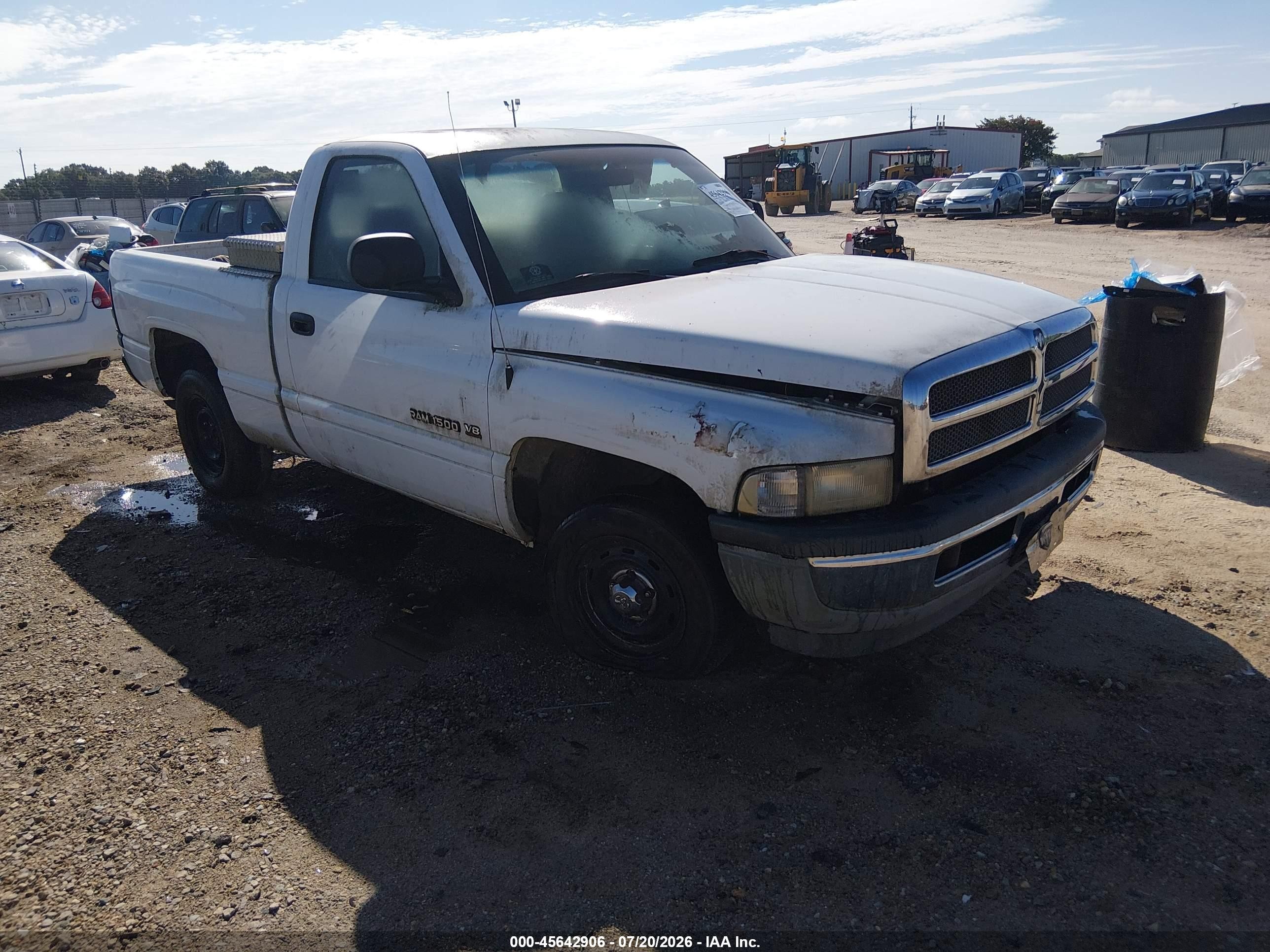 1999 Dodge Ram 1500 St White vin: 1B7HC16Y0XS253055