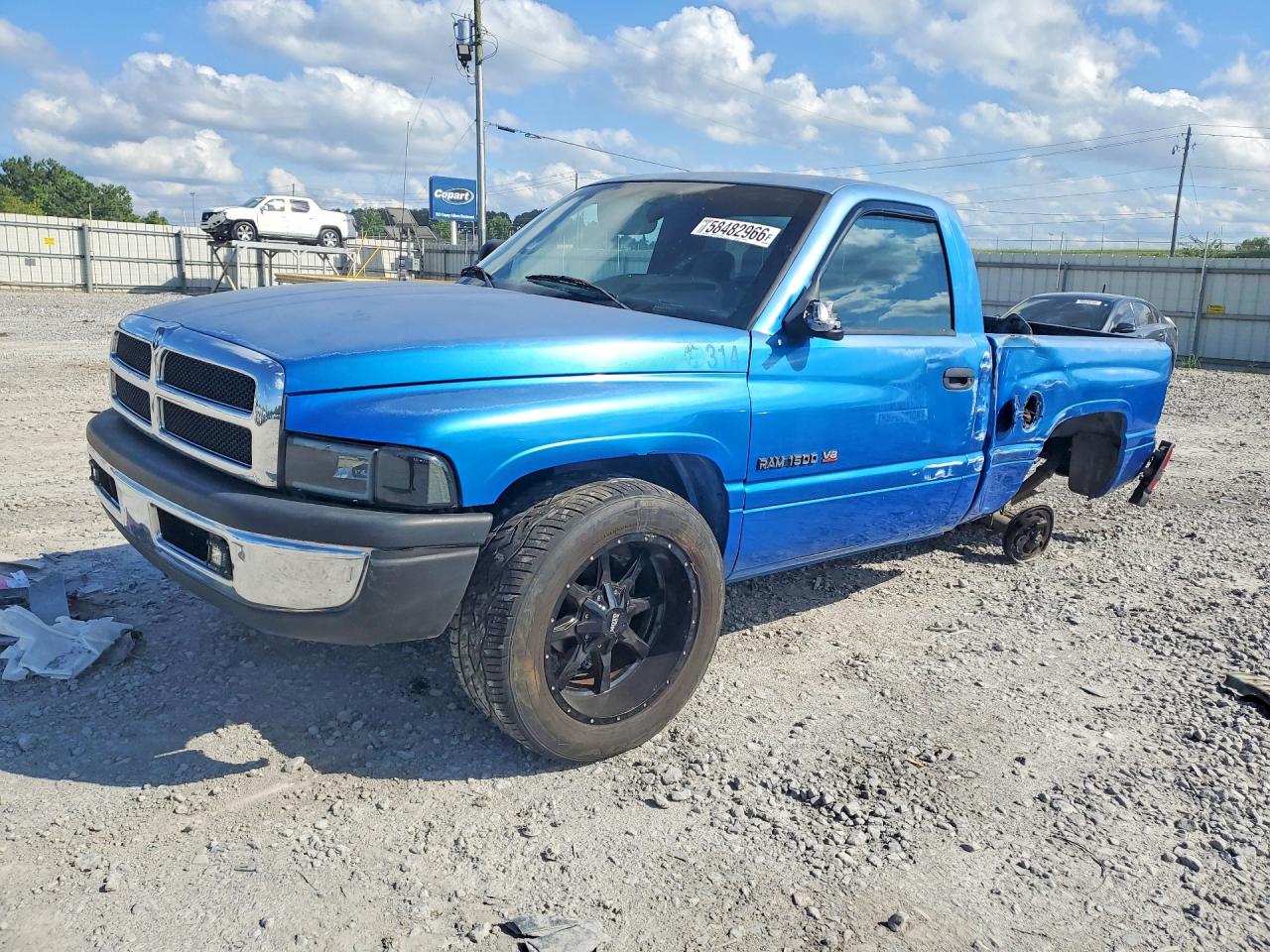 1999 Dodge Ram Pu1500 Blue vin: 1B7HC16Y0XS277355