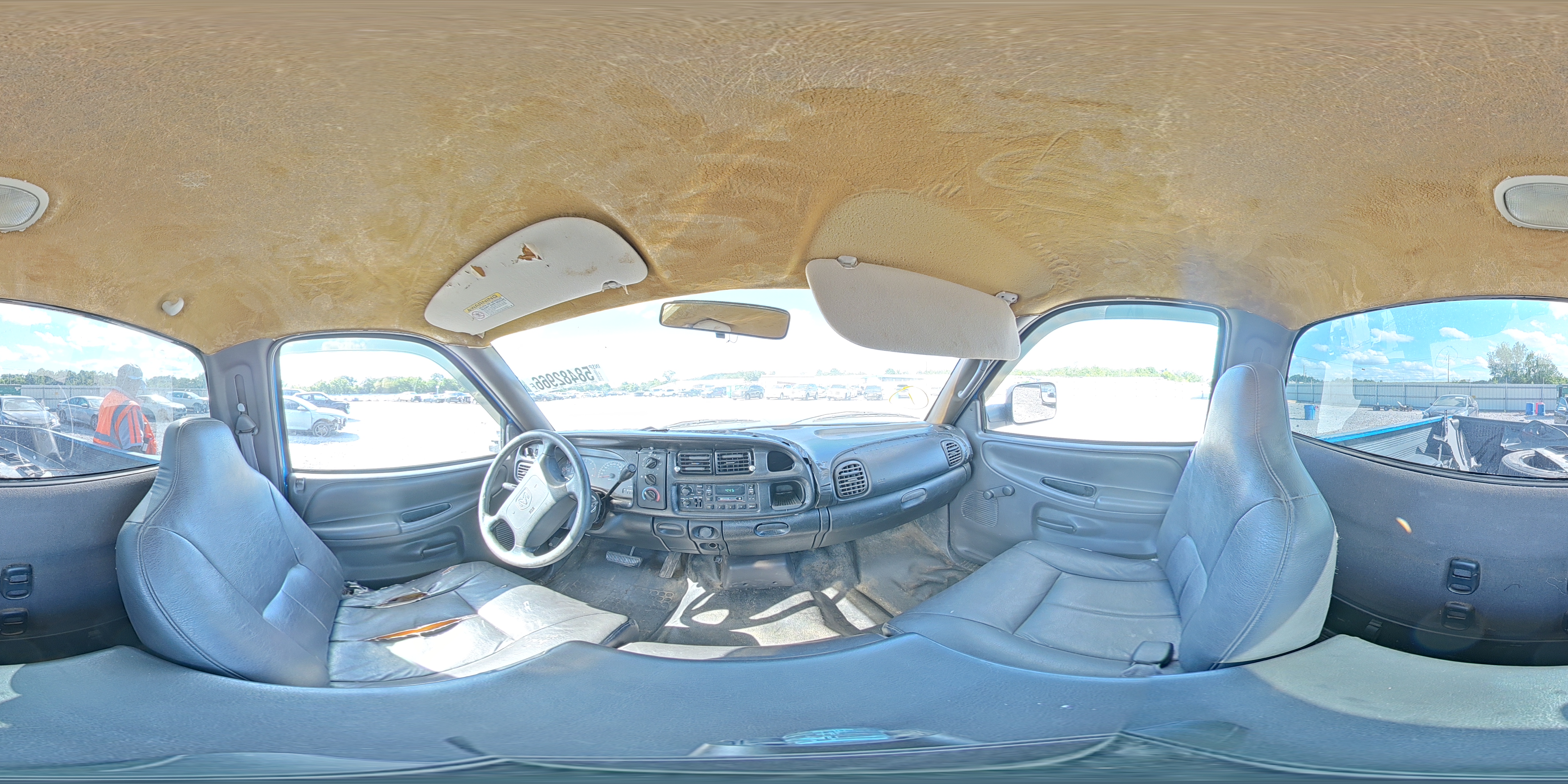 1999 Dodge Ram Pu1500 Blue vin: 1B7HC16Y0XS277355