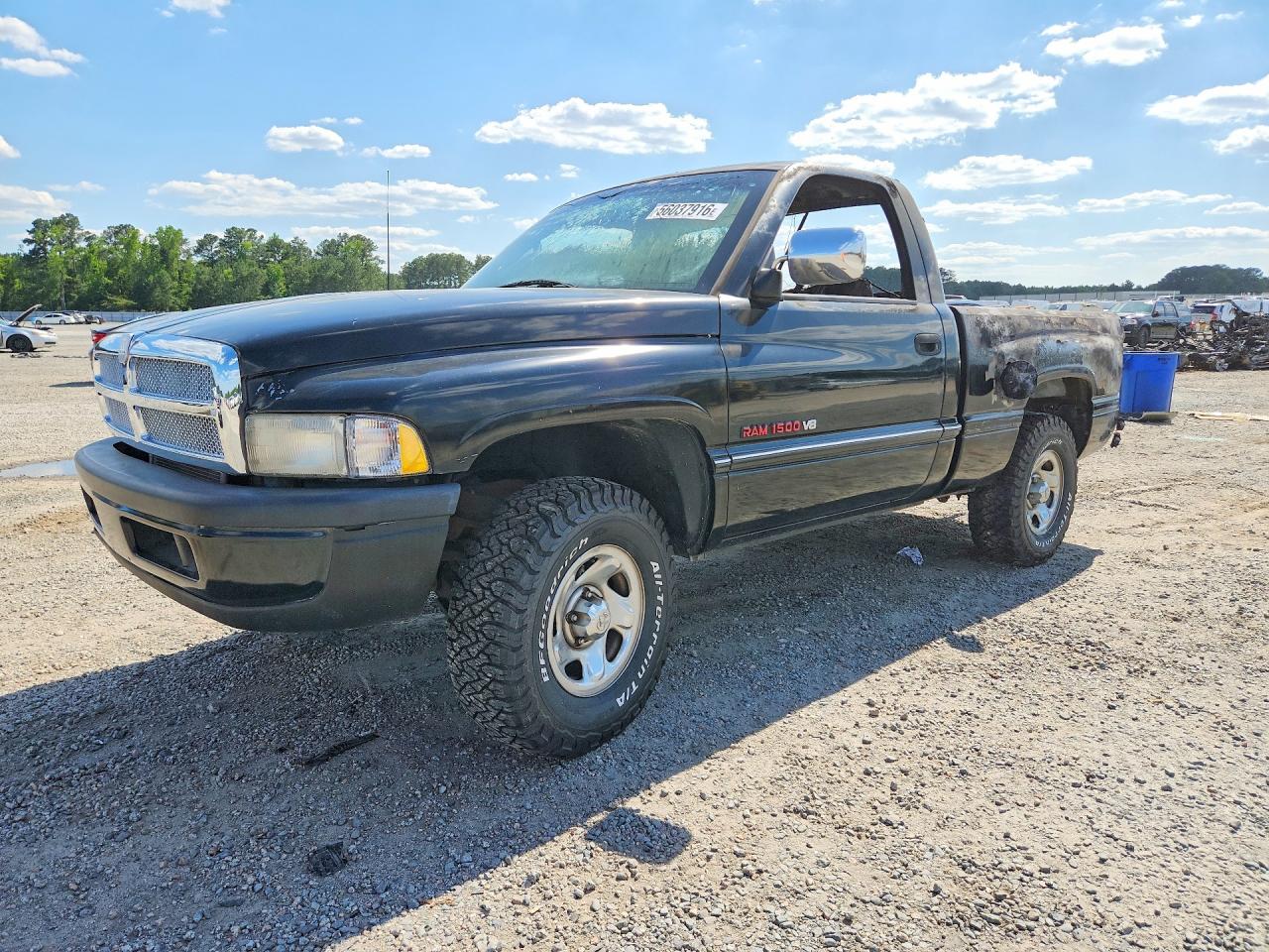 1995 Dodge Ram 1500 Черный vin: 1B7HC16Y1SS285733