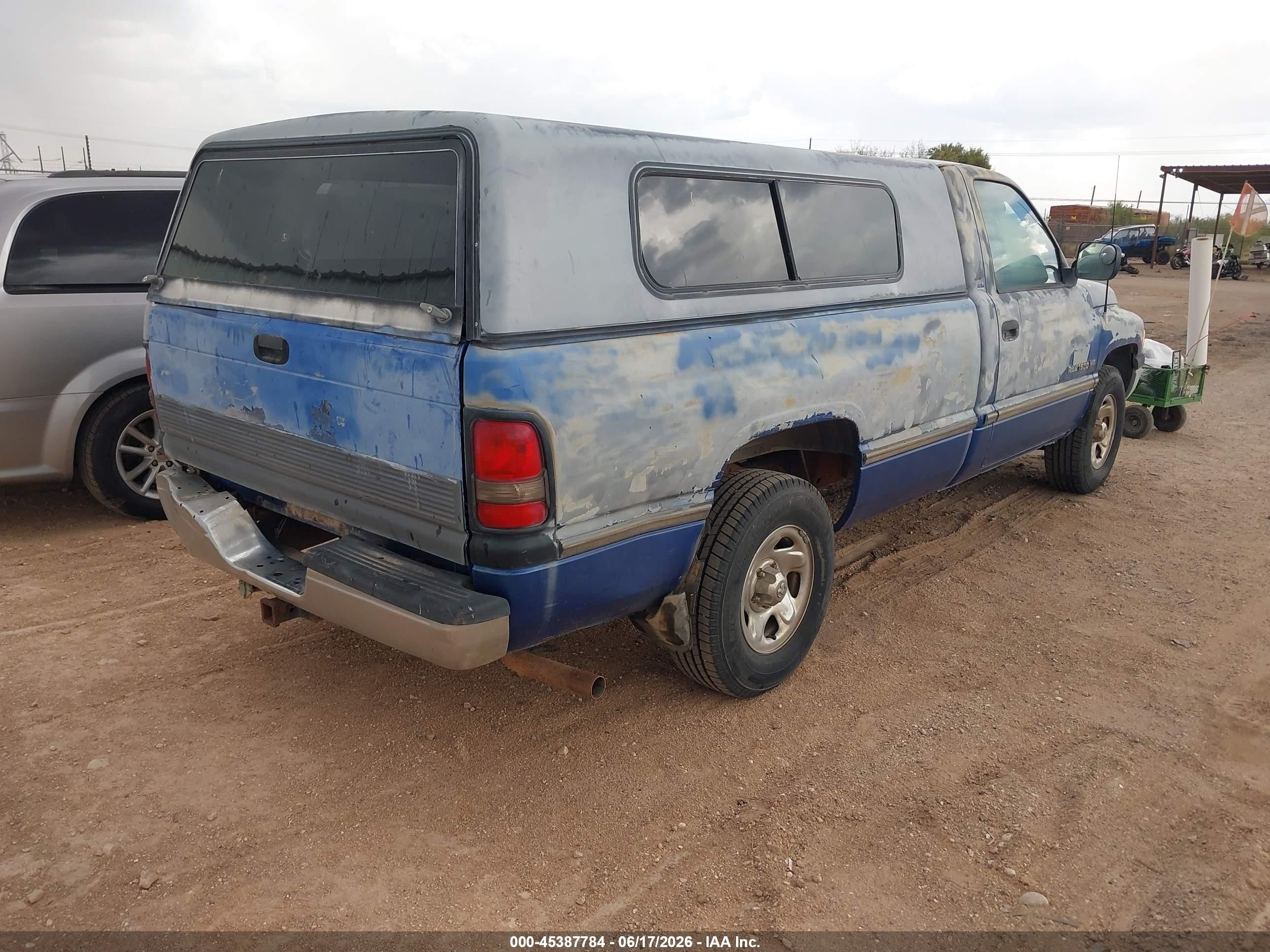 1995 Dodge Ram 1500   Синий vin: 1B7HC16Y1SS316334
