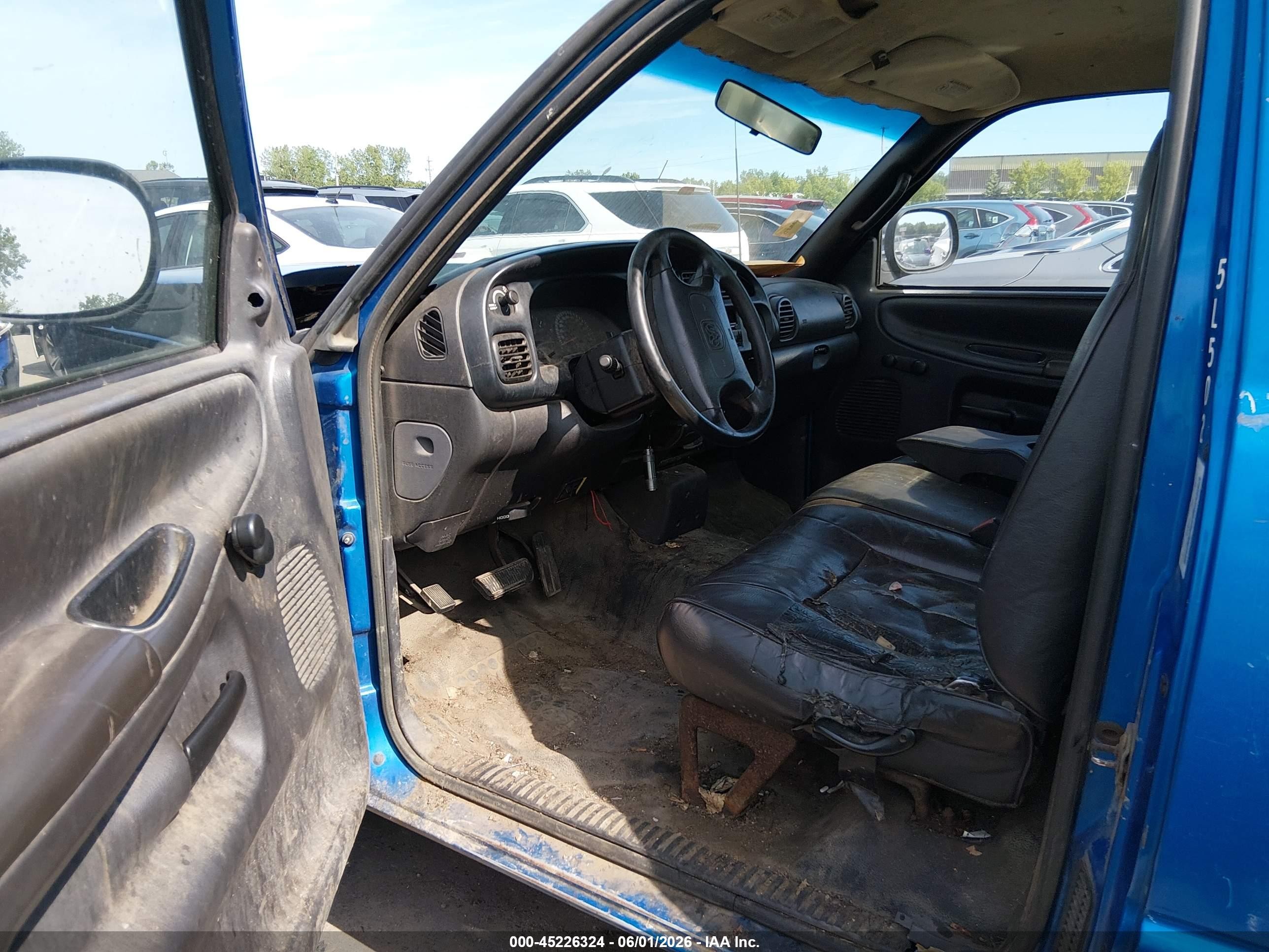 1998 Dodge Ram 1500 St Blue vin: 1B7HC16Y1WS683305
