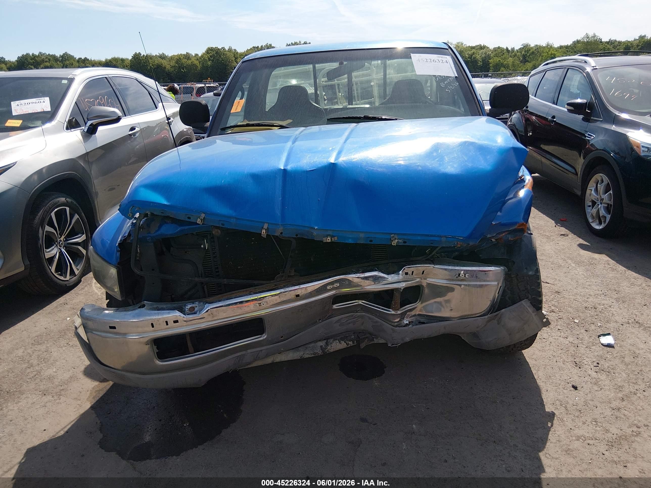 1998 Dodge Ram 1500 St Blue vin: 1B7HC16Y1WS683305