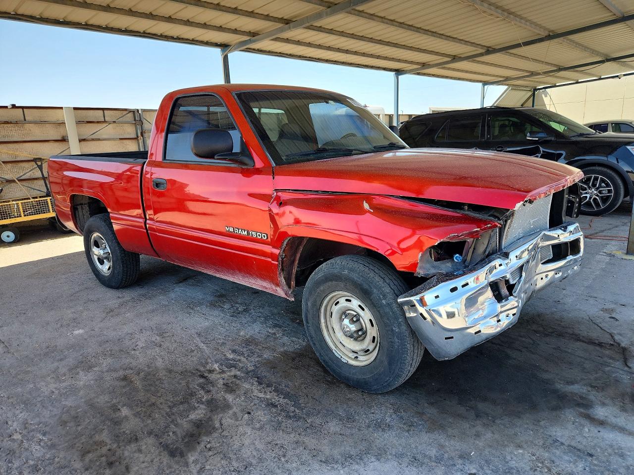 2000 Dodge Ram 1500 Red vin: 1B7HC16Y2YS597147