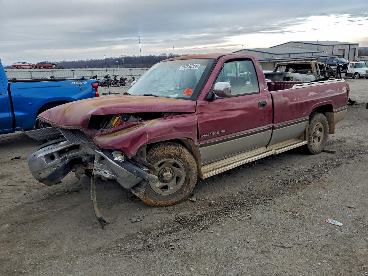 1994 Dodge Ram 1500 Brown vin: 1B7HC16Y3RS562747