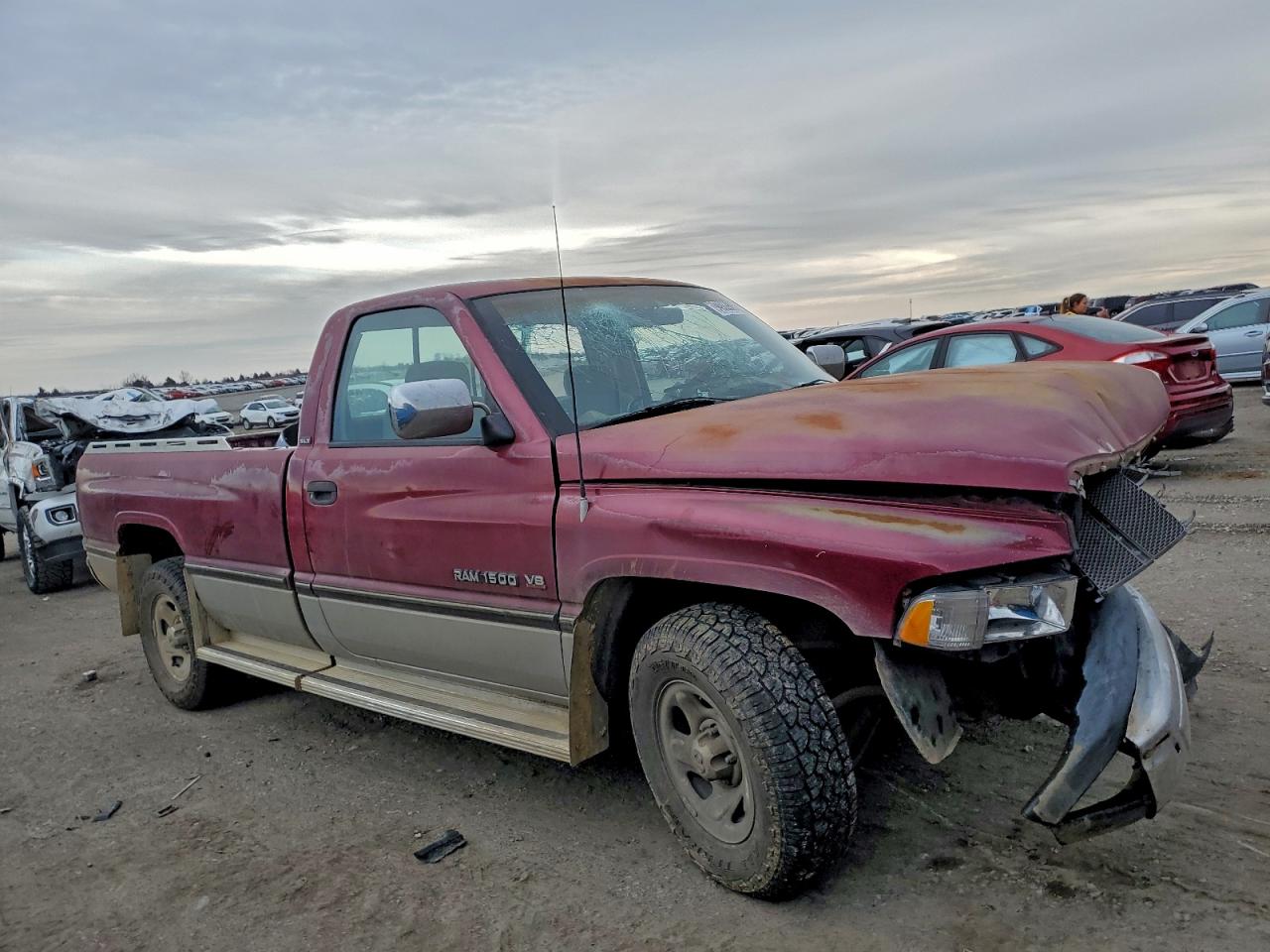 1994 Dodge Ram 1500 Brown vin: 1B7HC16Y3RS562747
