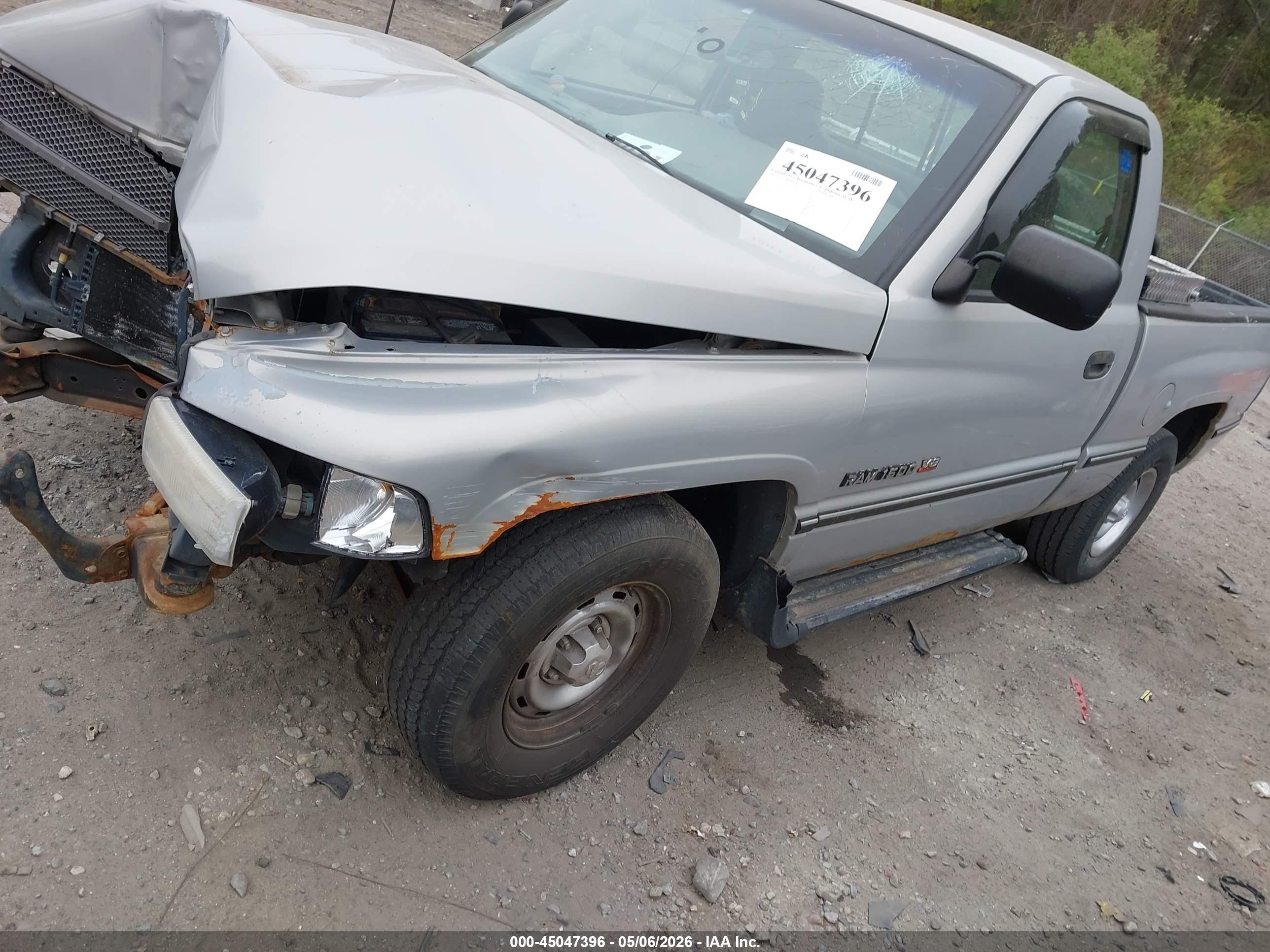 1995 Dodge Ram 1500   Серый vin: 1B7HC16Y4SS325609
