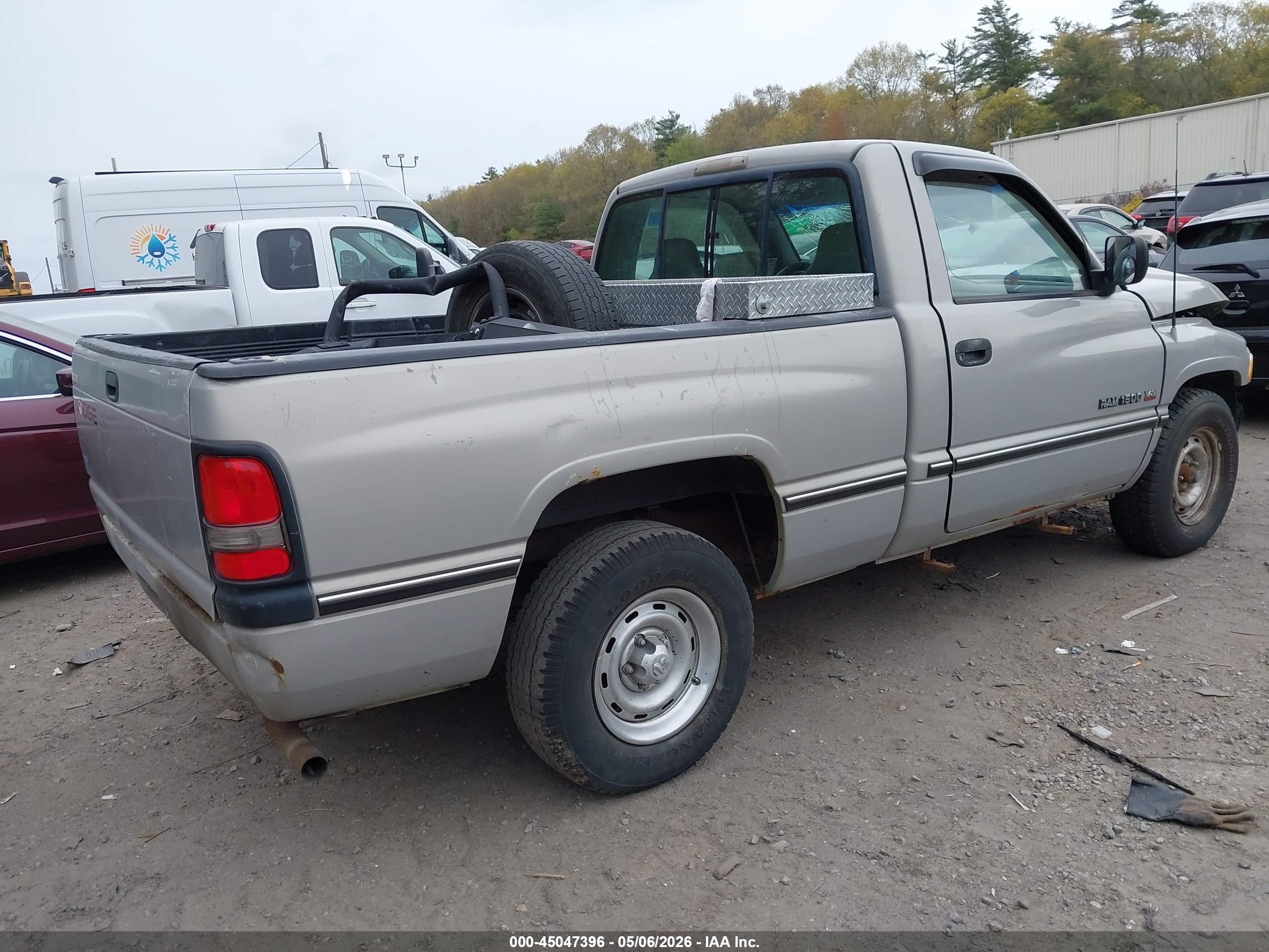 1995 Dodge Ram 1500   Серый vin: 1B7HC16Y4SS325609