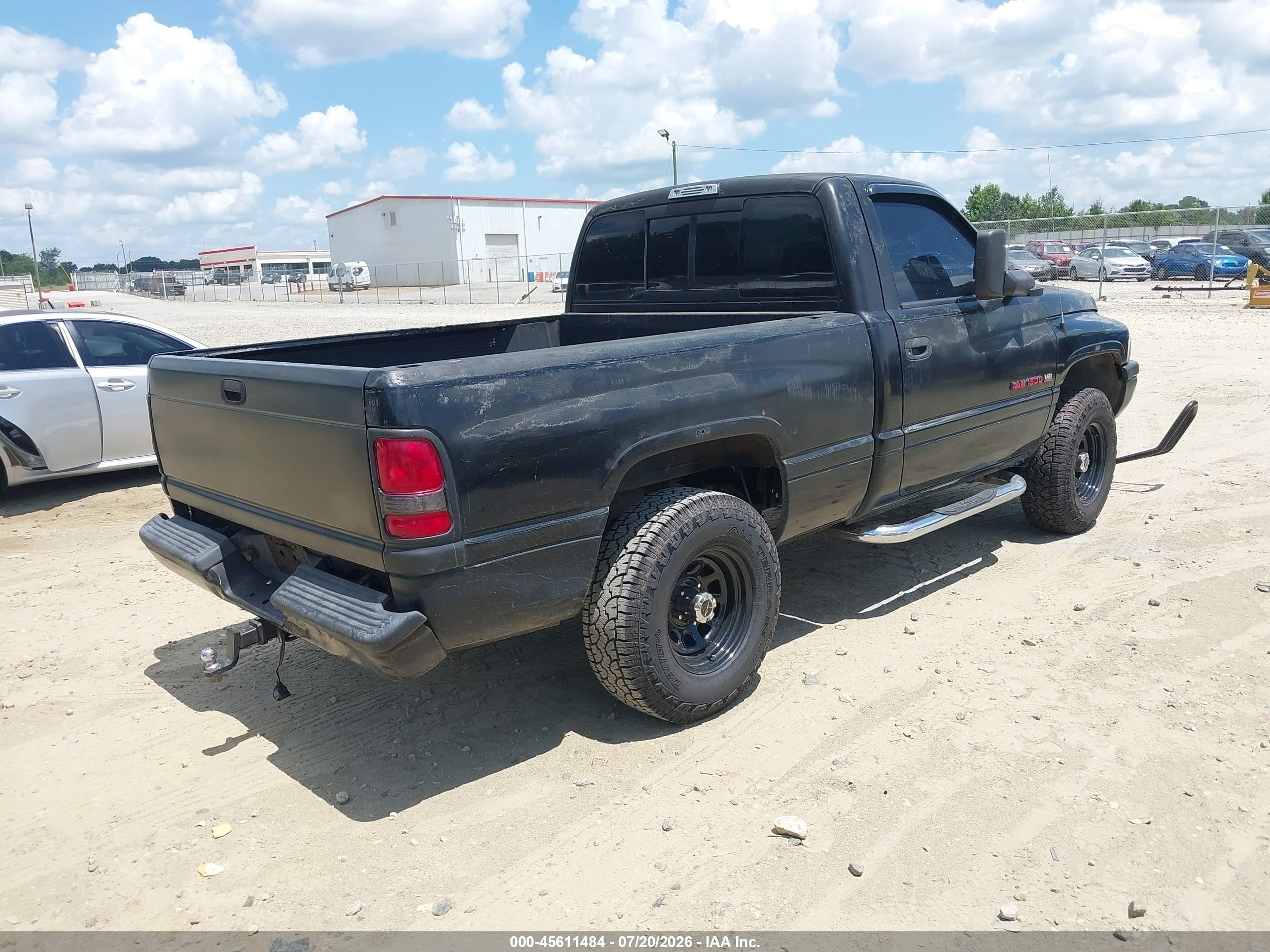 1998 Dodge Ram 1500 St Black vin: 1B7HC16Y5WS655880