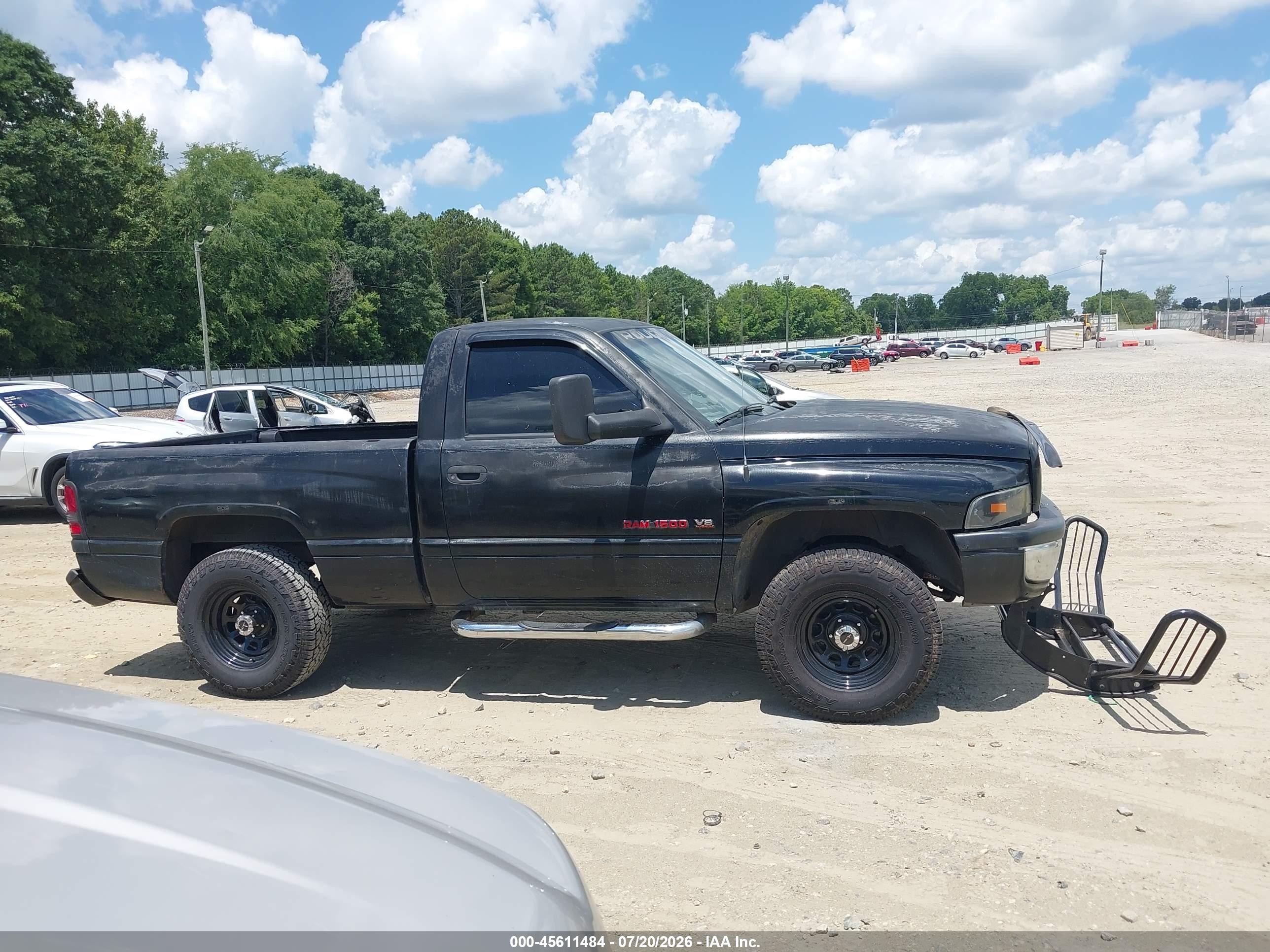 1998 Dodge Ram 1500 St Black vin: 1B7HC16Y5WS655880