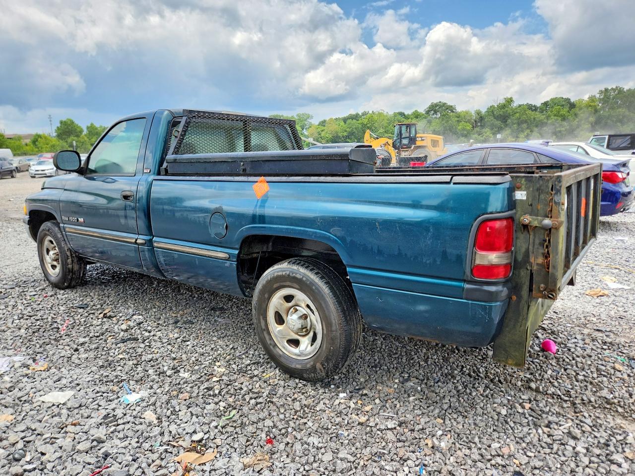 1998 Dodge Ram 1500 Green vin: 1B7HC16Y5WS698311