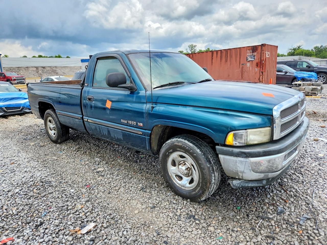 1998 Dodge Ram 1500 Green vin: 1B7HC16Y5WS698311