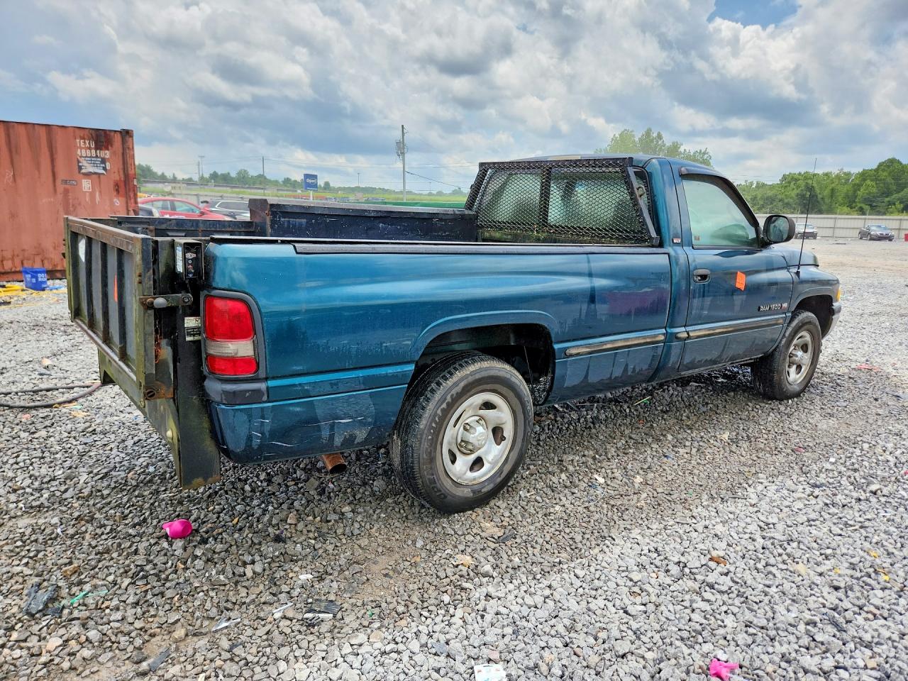 1998 Dodge Ram 1500 Green vin: 1B7HC16Y5WS698311