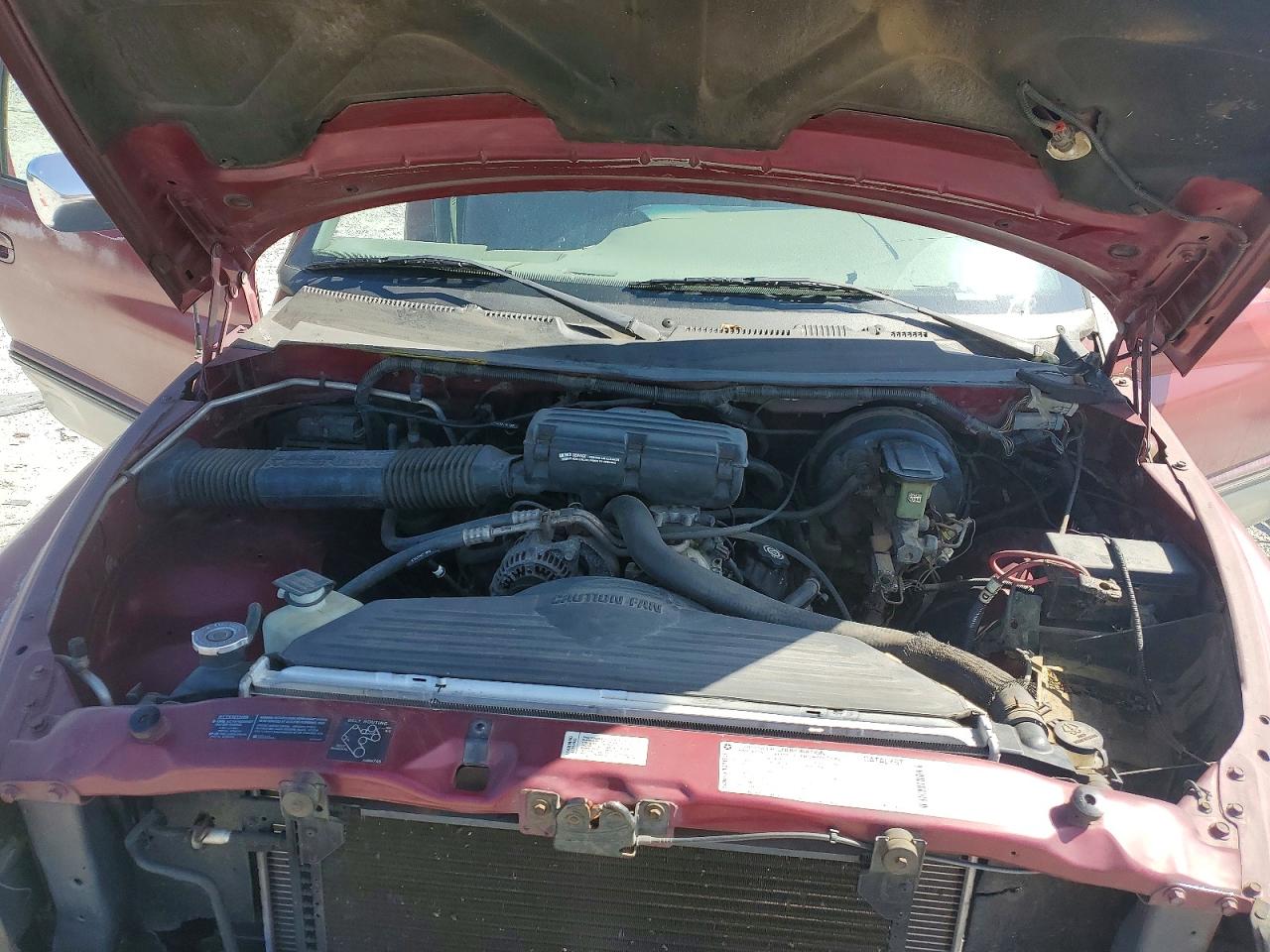 1995 Dodge Ram 1500 Красный vin: 1B7HC16Y7SS369877